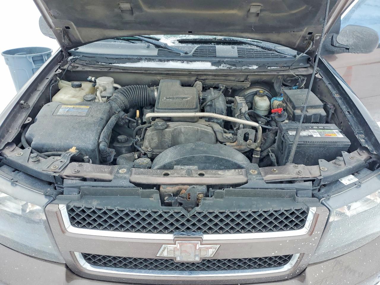 2008 Chevrolet Trailblazer Ls Brown vin: 1GNDT13S882154054