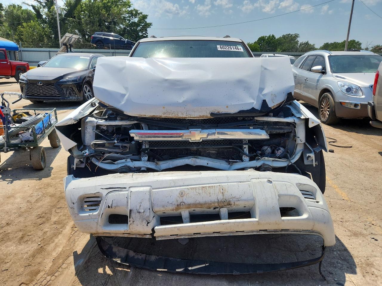 2008 Chevrolet Trailblazer Ls White vin: 1GNDT13S882237046