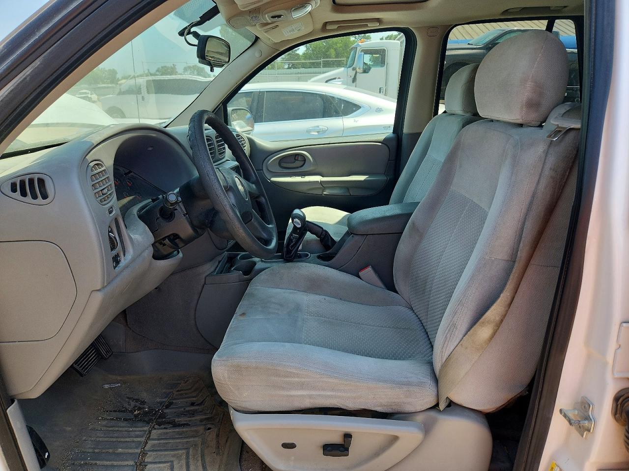 2008 Chevrolet Trailblazer Ls White vin: 1GNDT13S882237046
