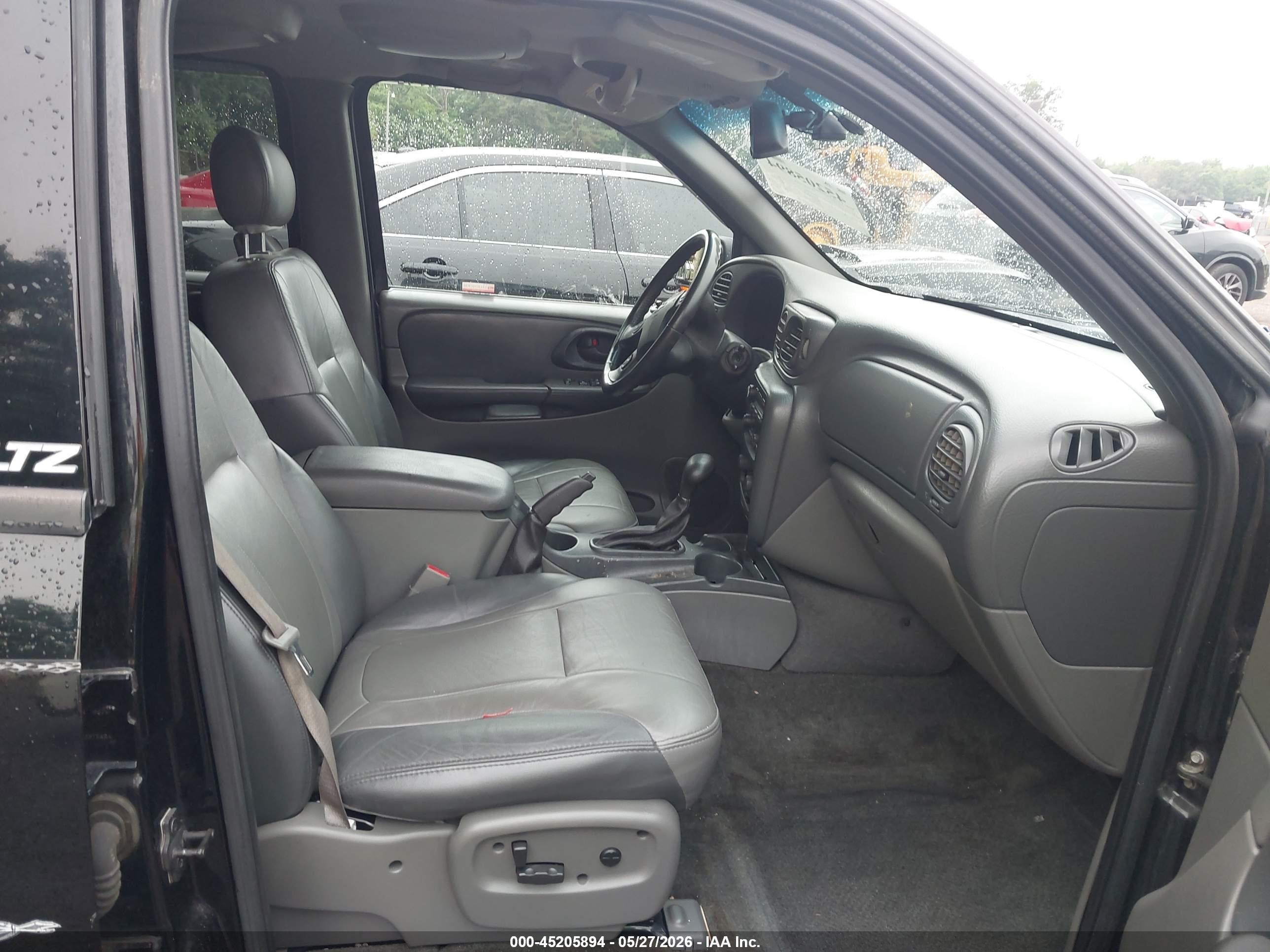 2002 Chevrolet Trailblazer Ltz Black vin: 1GNDT13S922396875