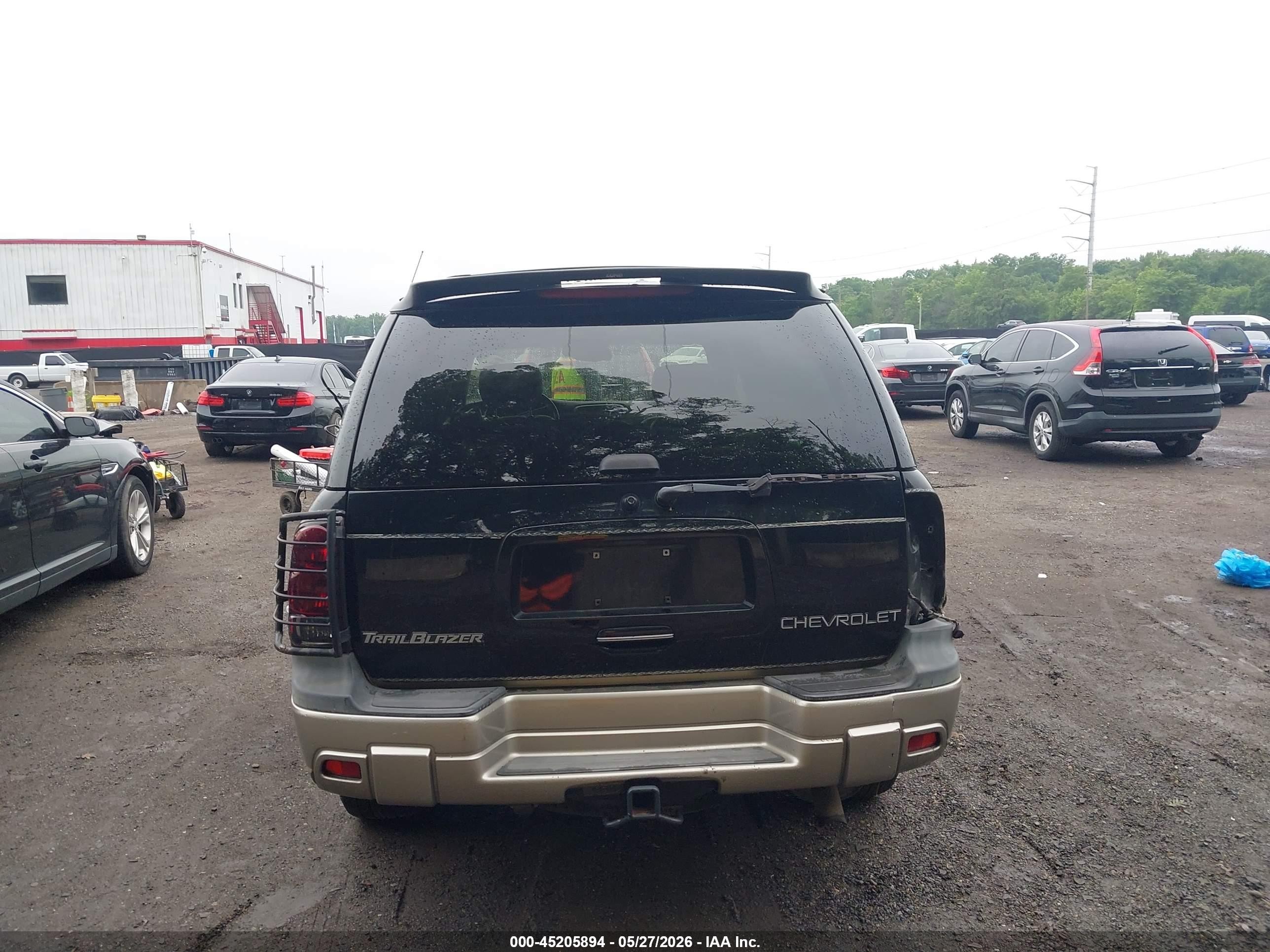2002 Chevrolet Trailblazer Ltz Black vin: 1GNDT13S922396875