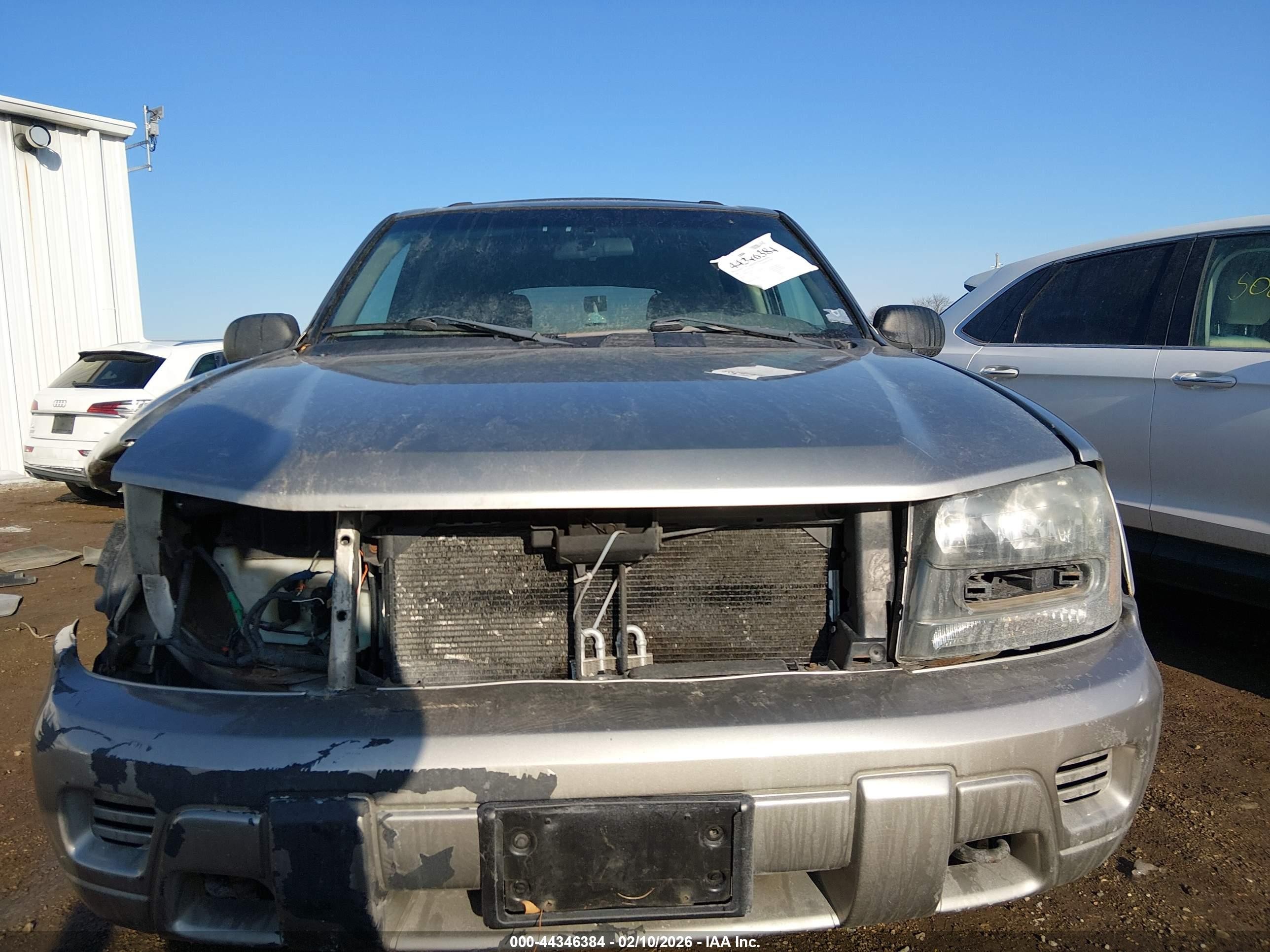 2002 Chevrolet Trailblazer Ls Gray vin: 1GNDT13S922497320