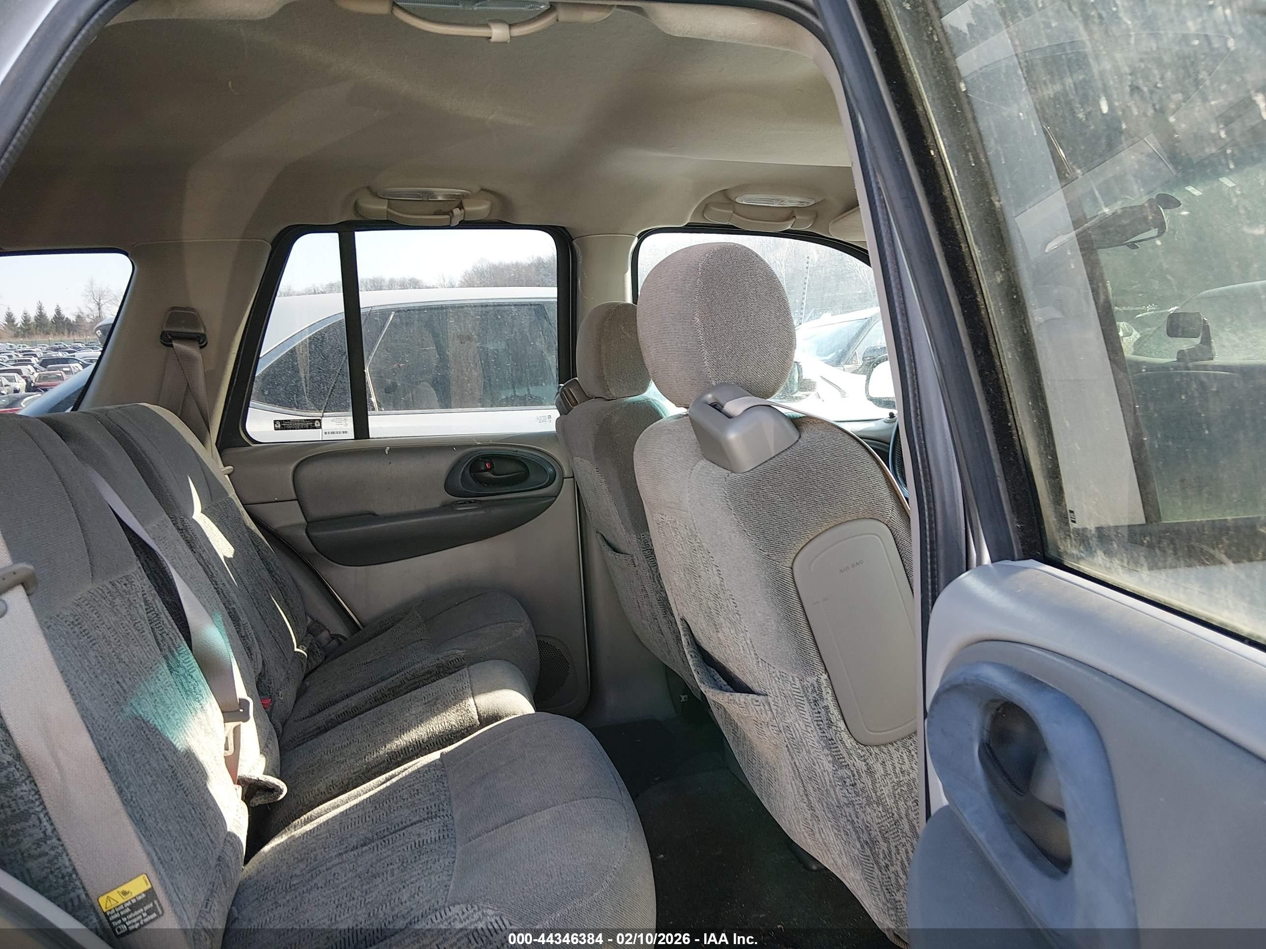 2002 Chevrolet Trailblazer Ls Gray vin: 1GNDT13S922497320