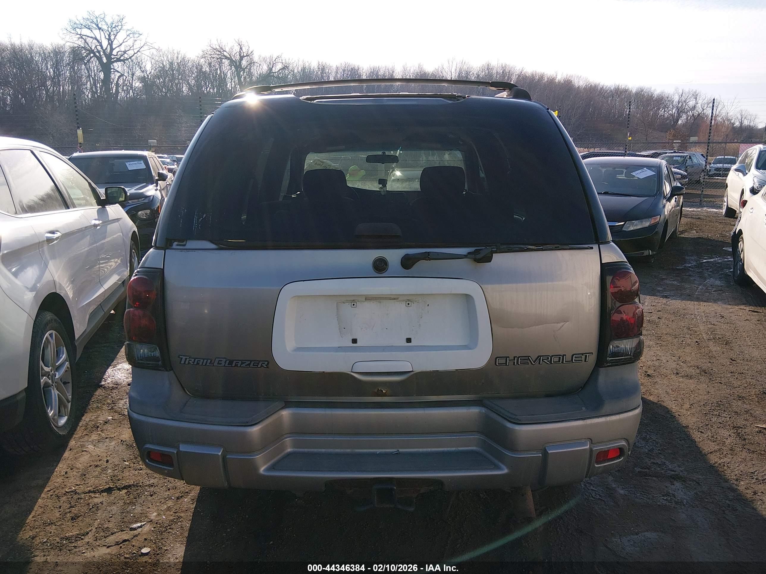2002 Chevrolet Trailblazer Ls Gray vin: 1GNDT13S922497320