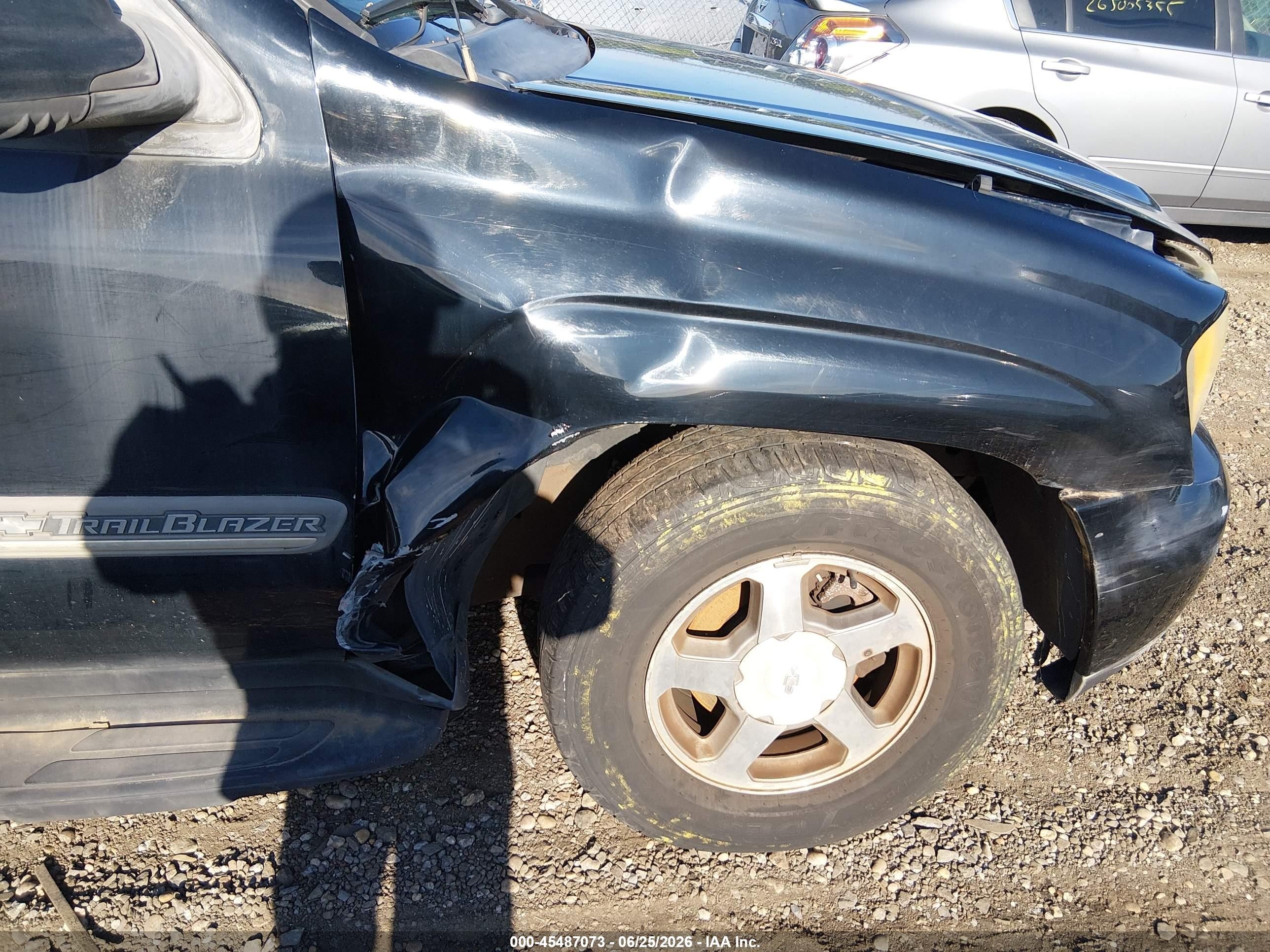 2002 Chevrolet Trailblazer Lt Black vin: 1GNDT13S922512303