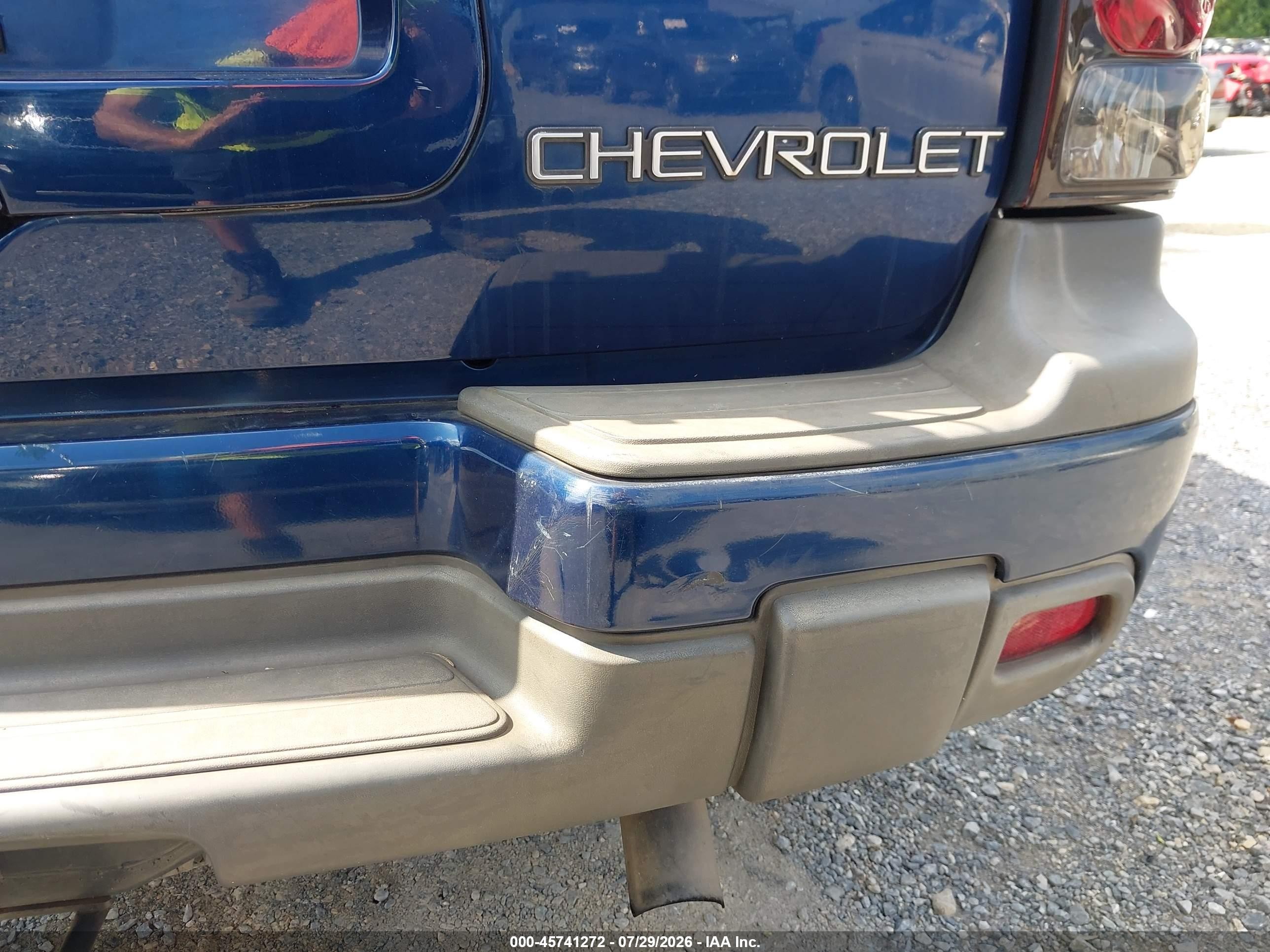 2003 Chevrolet Trailblazer Ltz Синий vin: 1GNDT13S932277631