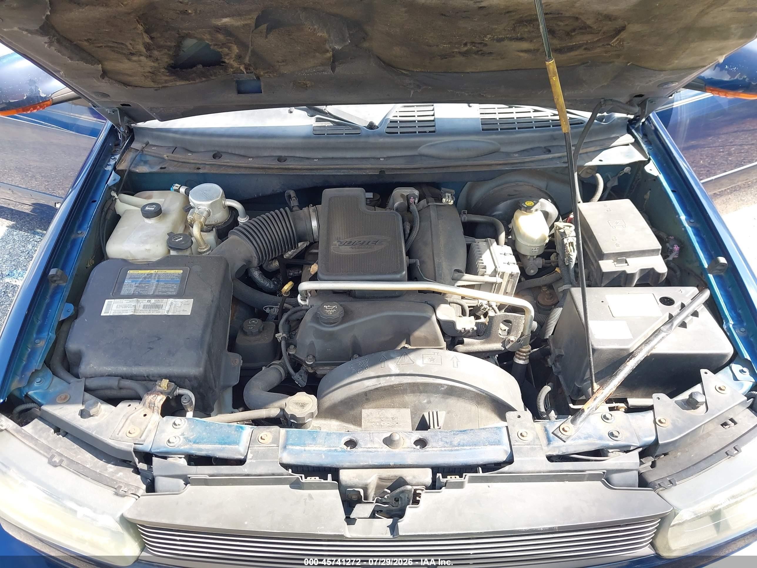 2003 Chevrolet Trailblazer Ltz Синий vin: 1GNDT13S932277631