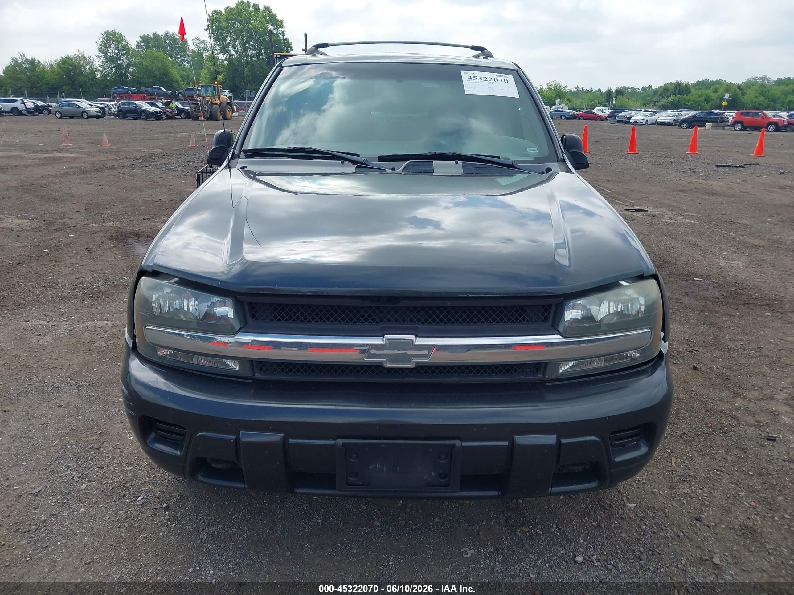 2003 Chevrolet Trailblazer Ls Gray vin: 1GNDT13S932300566