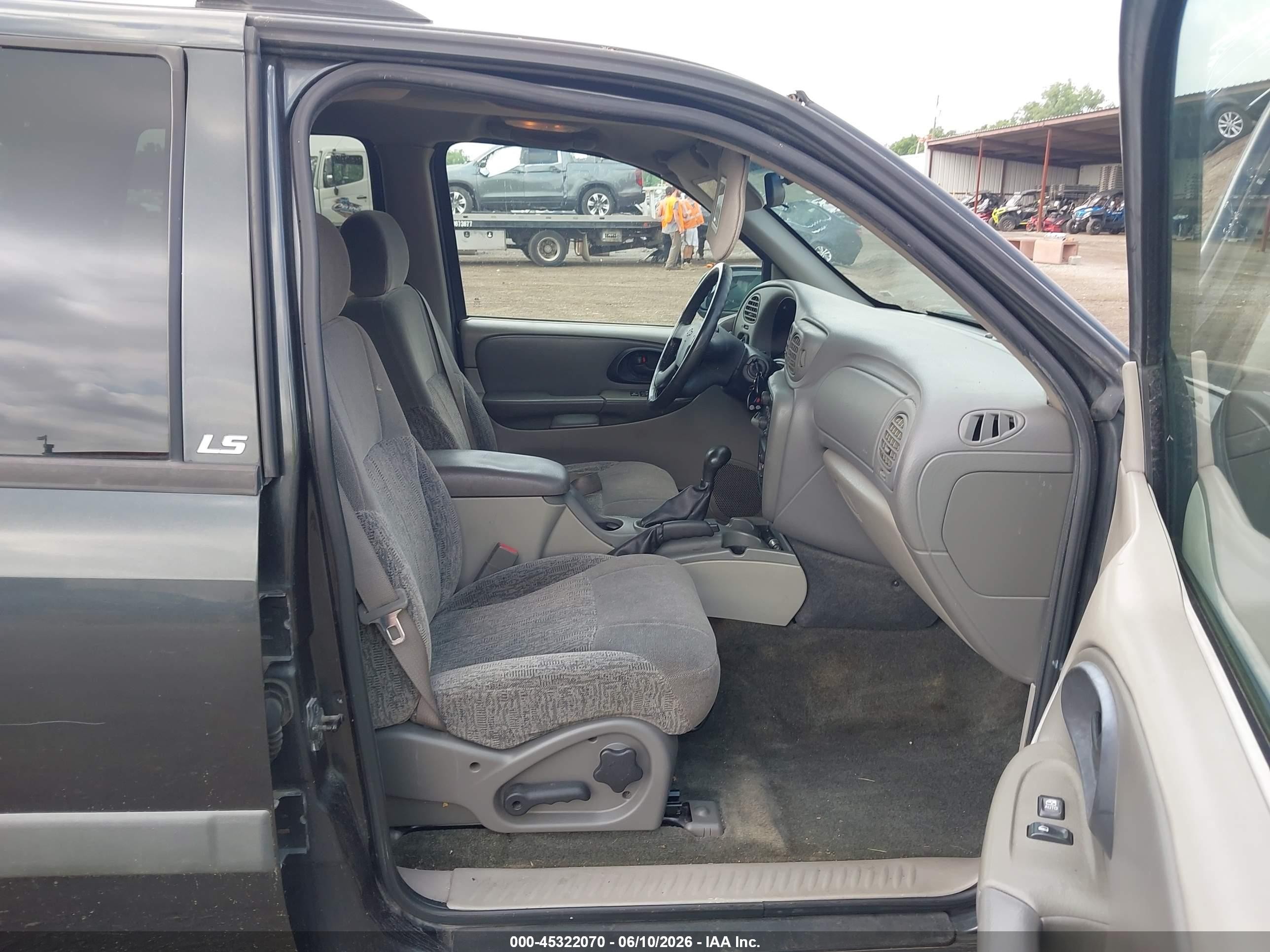 2003 Chevrolet Trailblazer Ls Gray vin: 1GNDT13S932300566