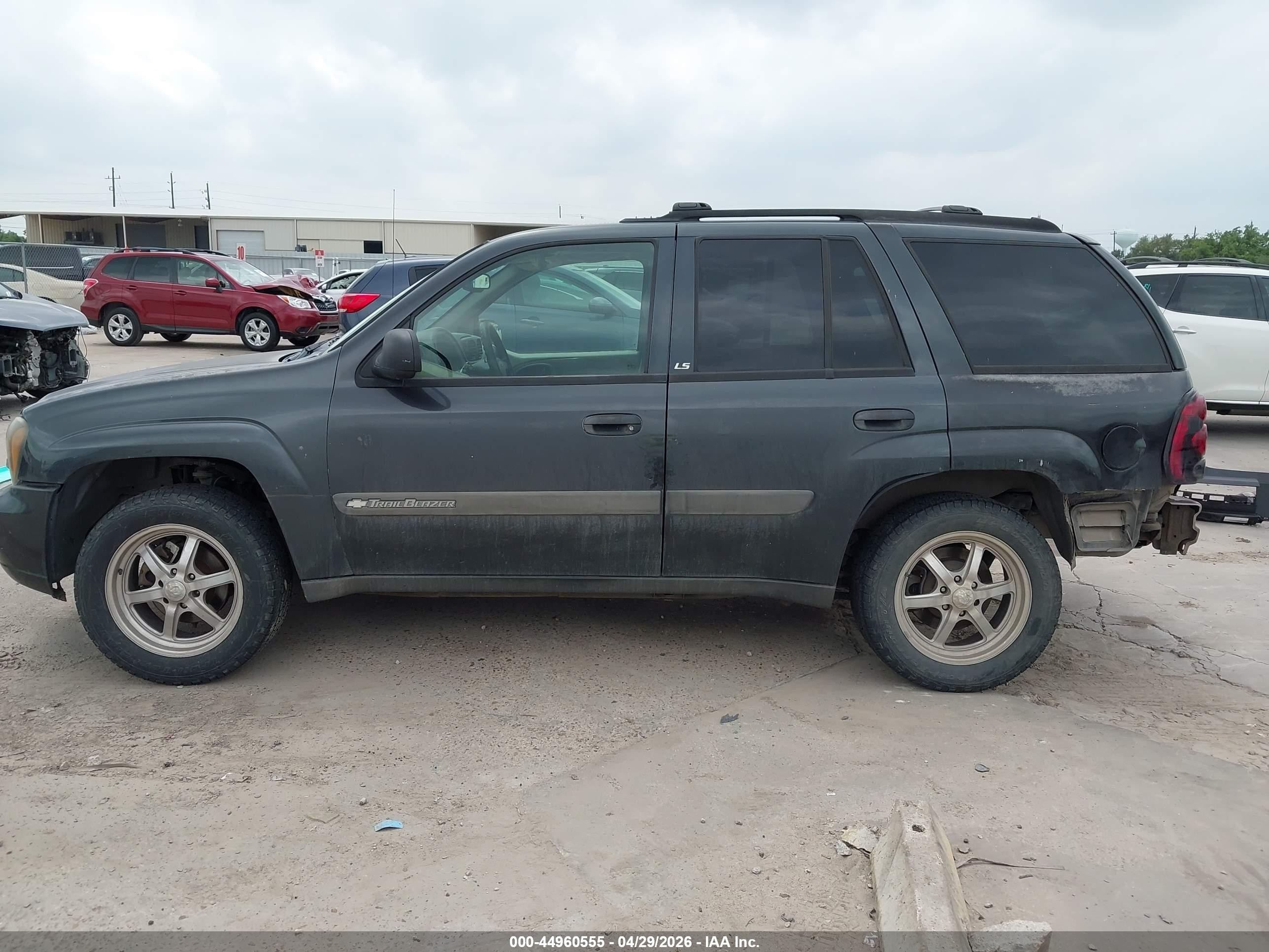 2004 Chevrolet Trailblazer Ls Black vin: 1GNDT13S942341684