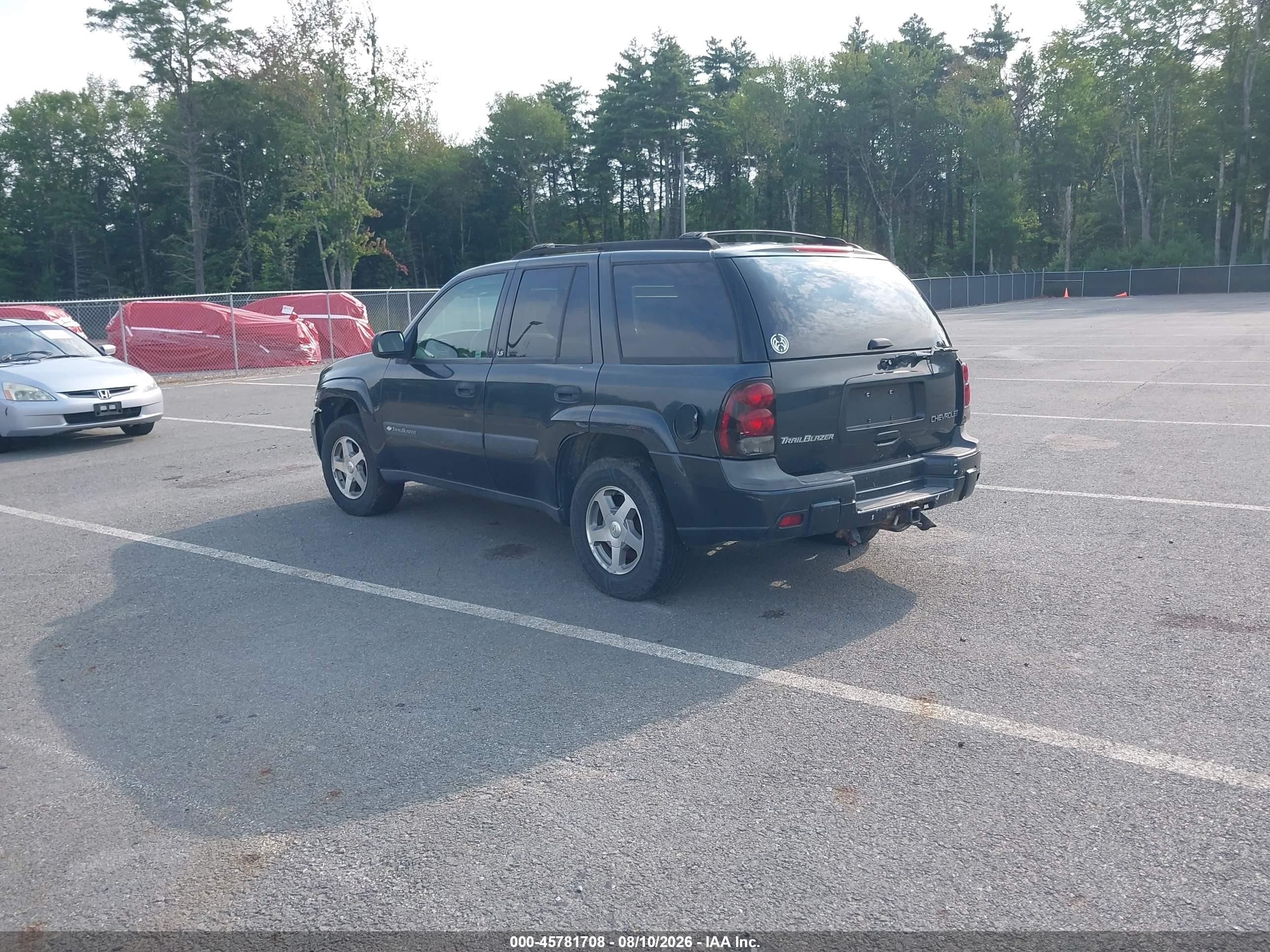 2004 Chevrolet Trailblazer Ls Gray vin: 1GNDT13S942420529