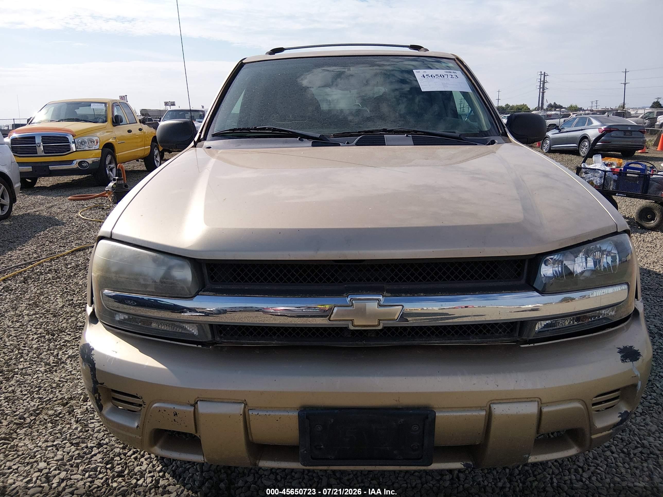 2006 Chevrolet Trailblazer Ls Gold vin: 1GNDT13S962103577