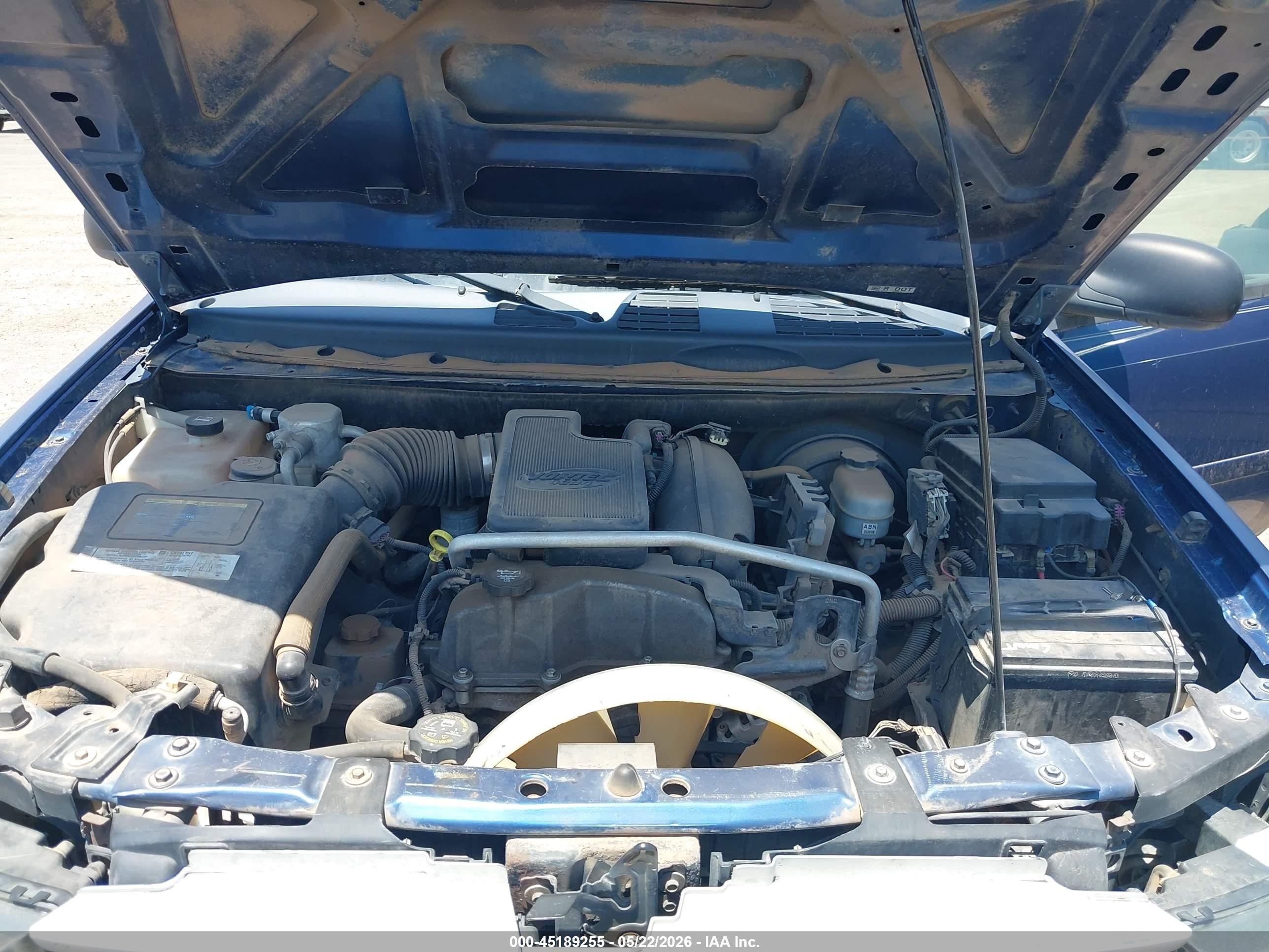 2006 Chevrolet Trailblazer Ls Dark Blue vin: 1GNDT13S962120007