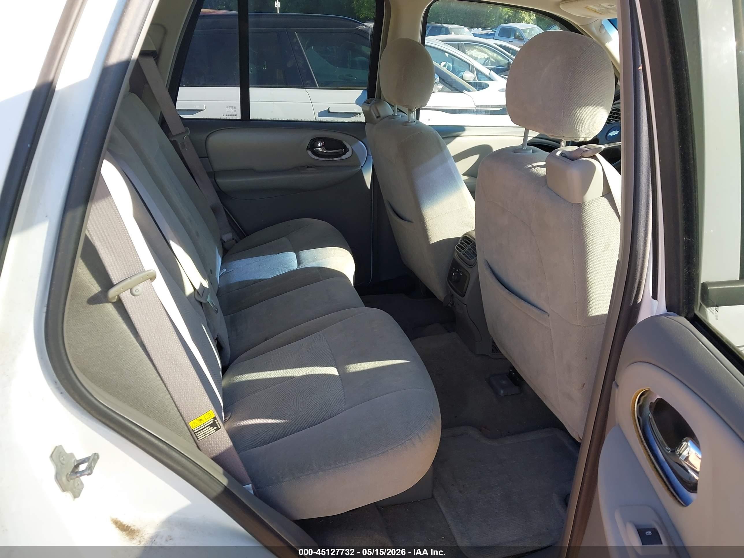 2006 Chevrolet Trailblazer Ls White vin: 1GNDT13S962171507