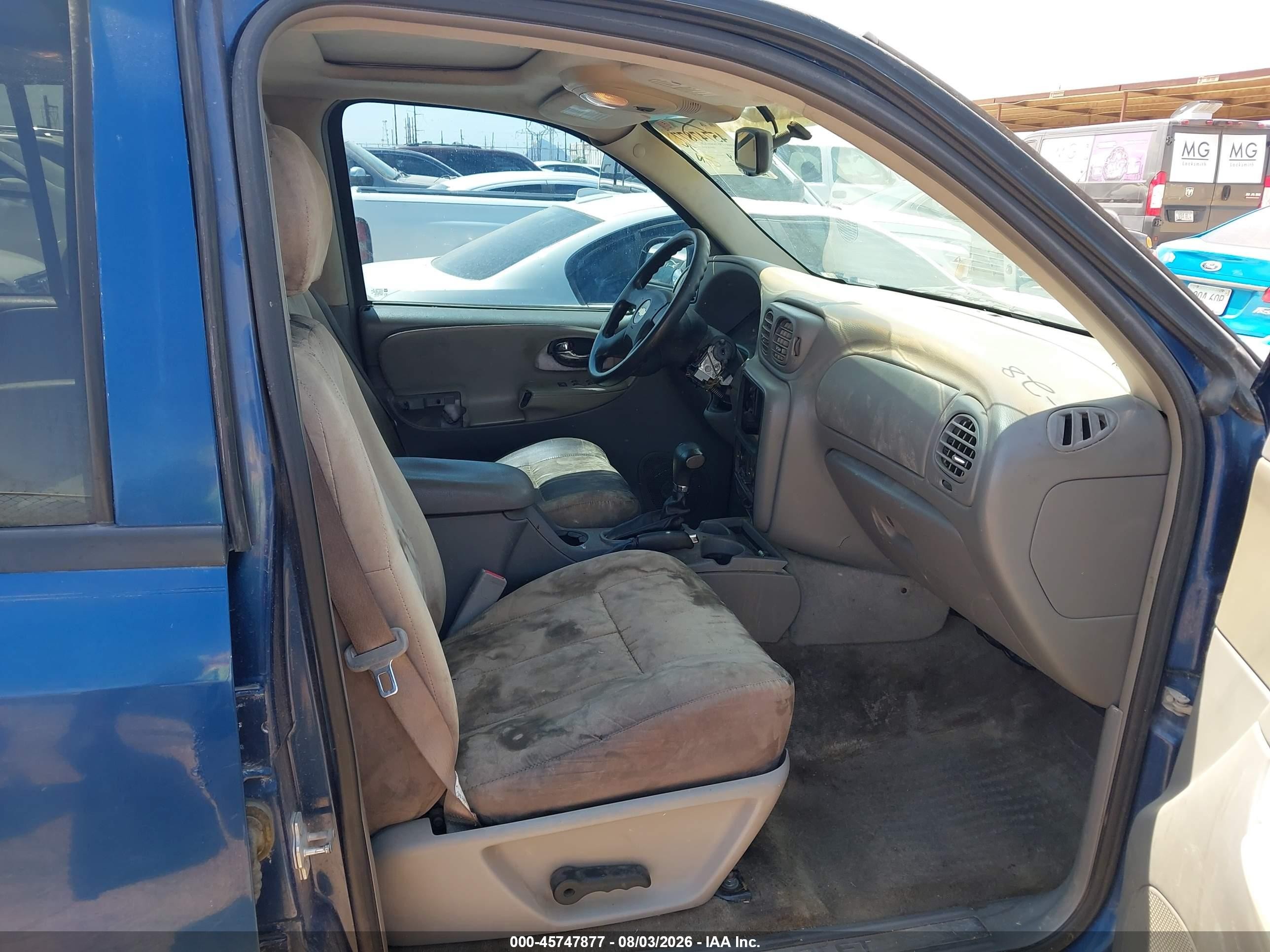 2006 Chevrolet Trailblazer Ls Blue vin: 1GNDT13S962205879