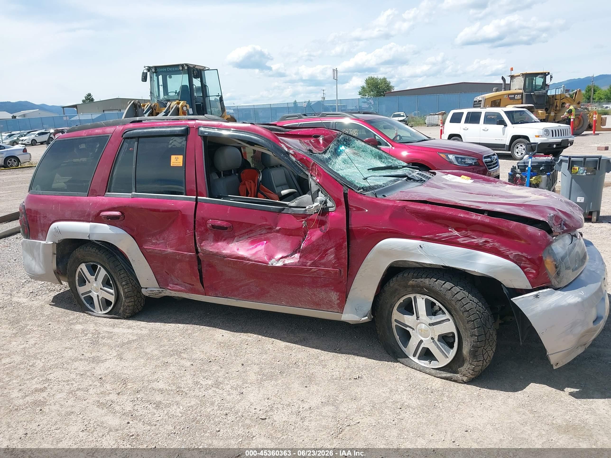 2006 Chevrolet Trailblazer Lt Красный vin: 1GNDT13S962213299
