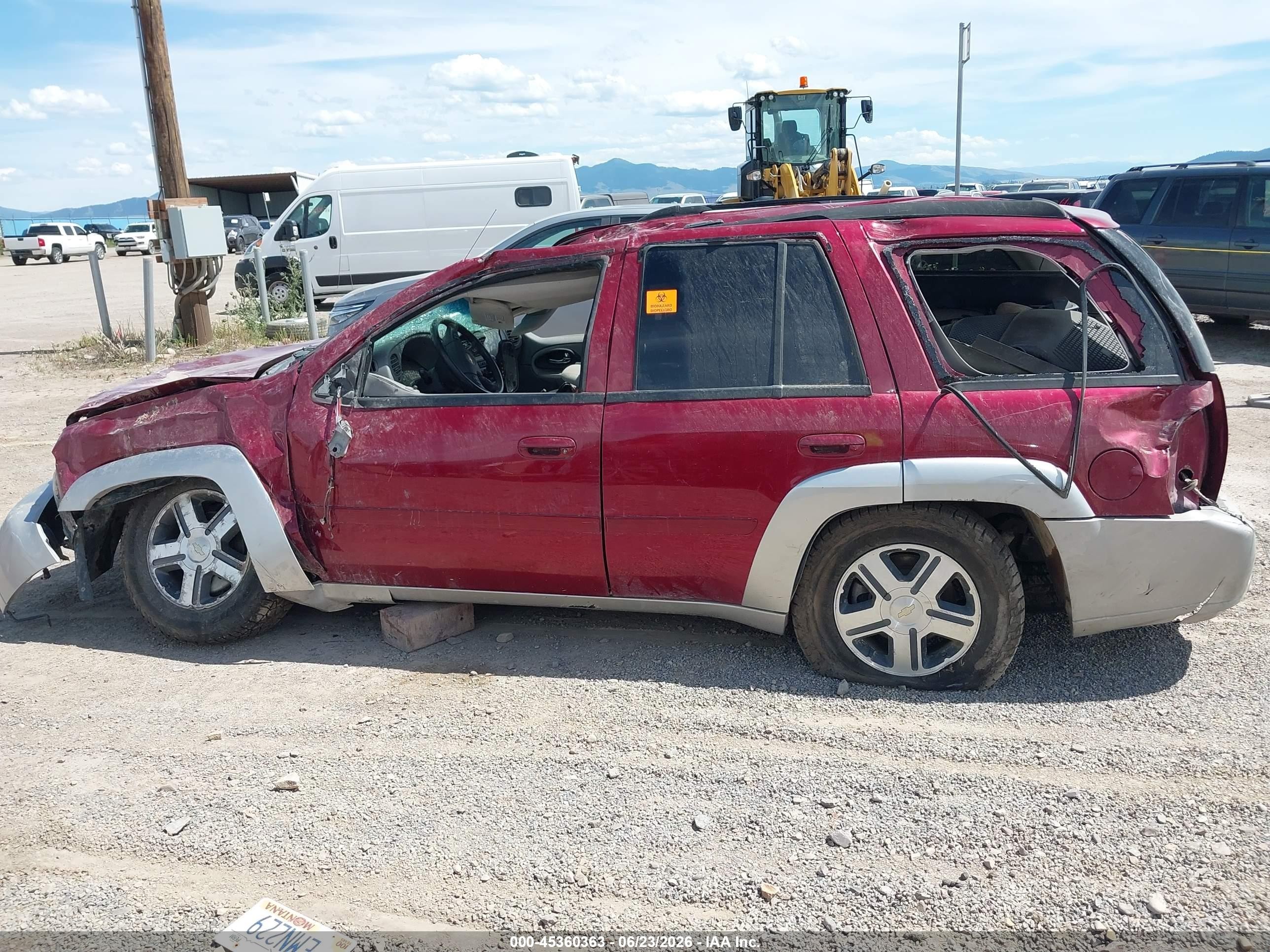 2006 Chevrolet Trailblazer Lt Красный vin: 1GNDT13S962213299