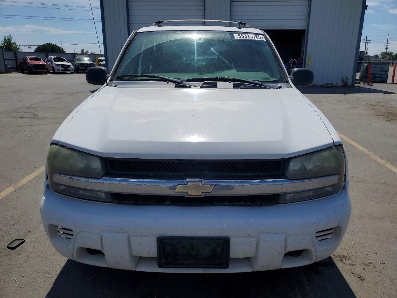 2006 Chevrolet Trailblazer Ls White vin: 1GNDT13S962255357