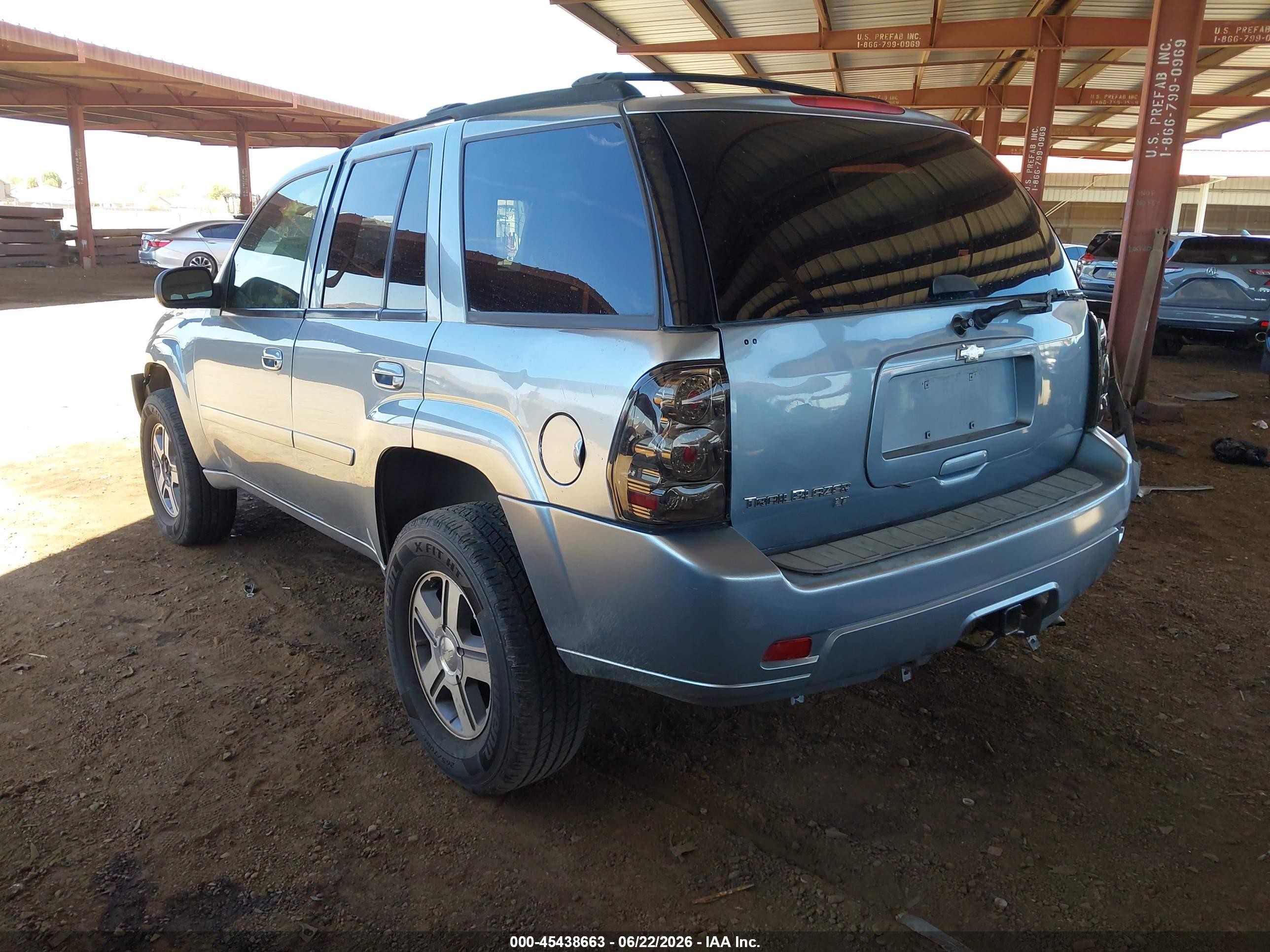 2006 Chevrolet Trailblazer Lt Gray vin: 1GNDT13S962318442