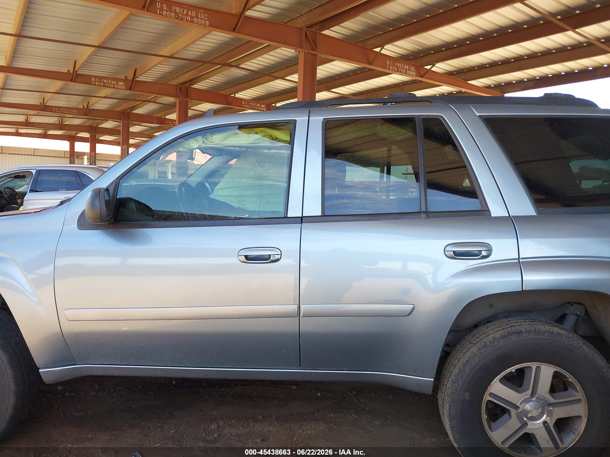 2006 Chevrolet Trailblazer Lt Gray vin: 1GNDT13S962318442