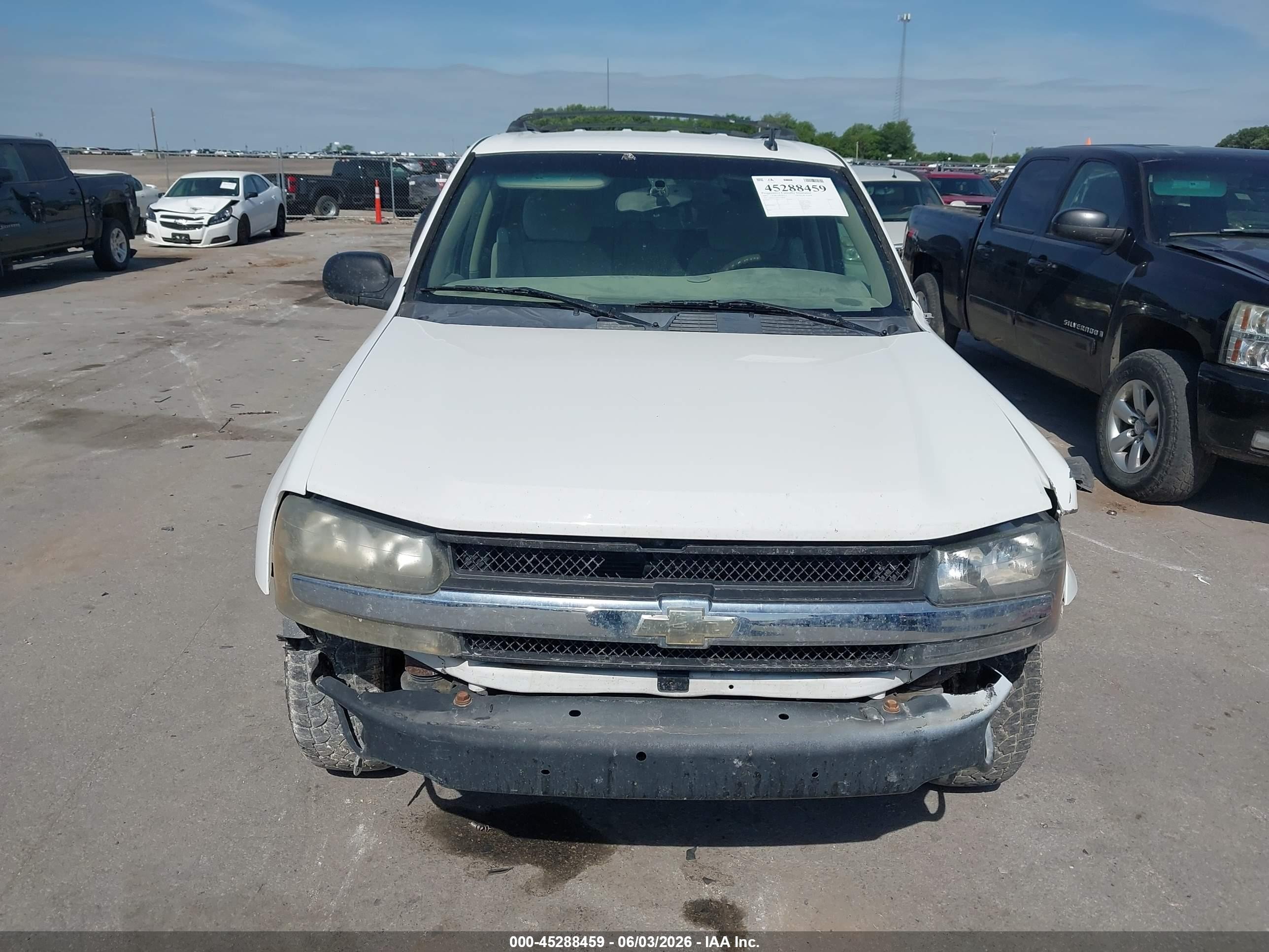 2007 Chevrolet Trailblazer Ls White vin: 1GNDT13S972178068