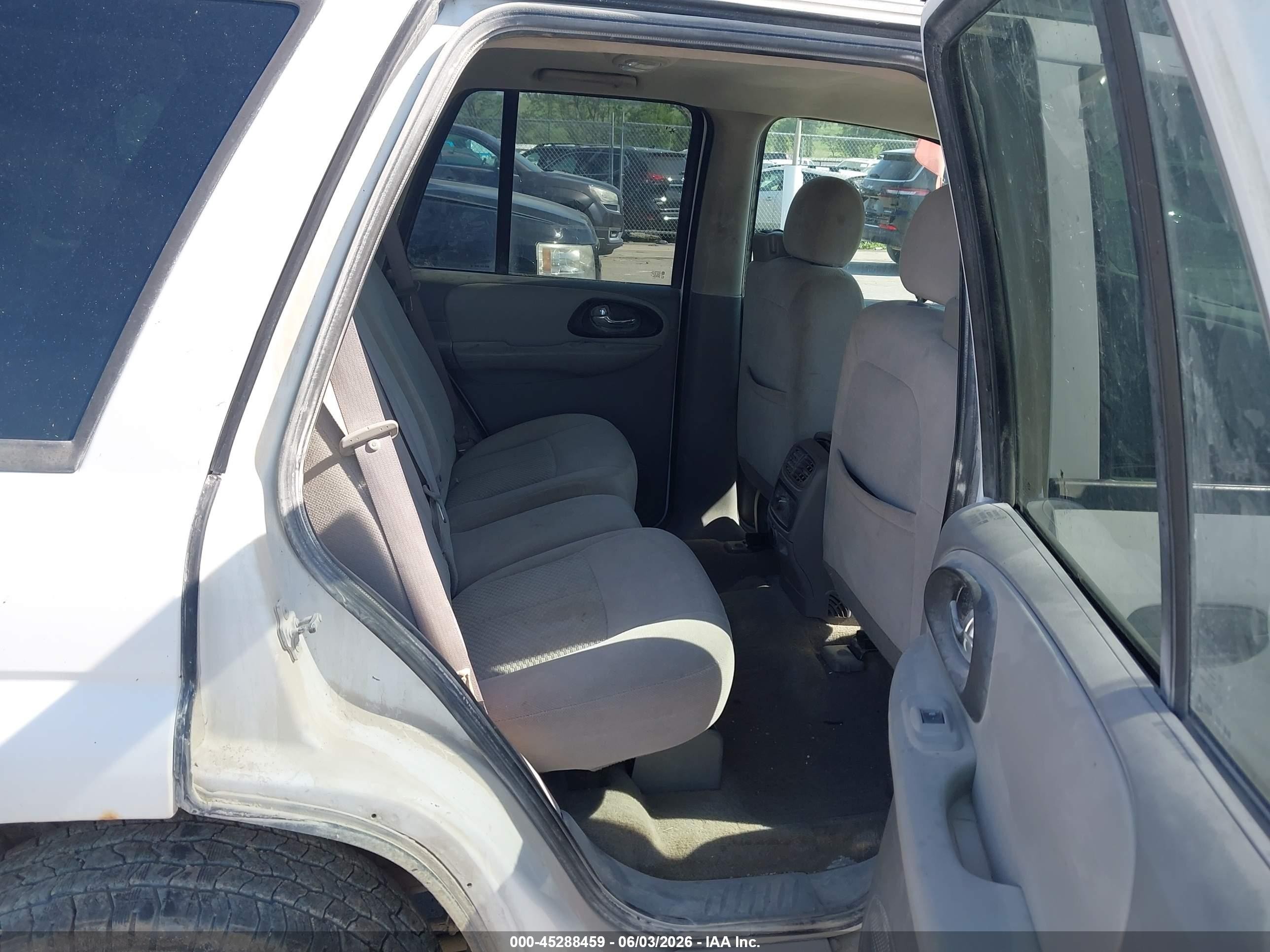 2007 Chevrolet Trailblazer Ls White vin: 1GNDT13S972178068