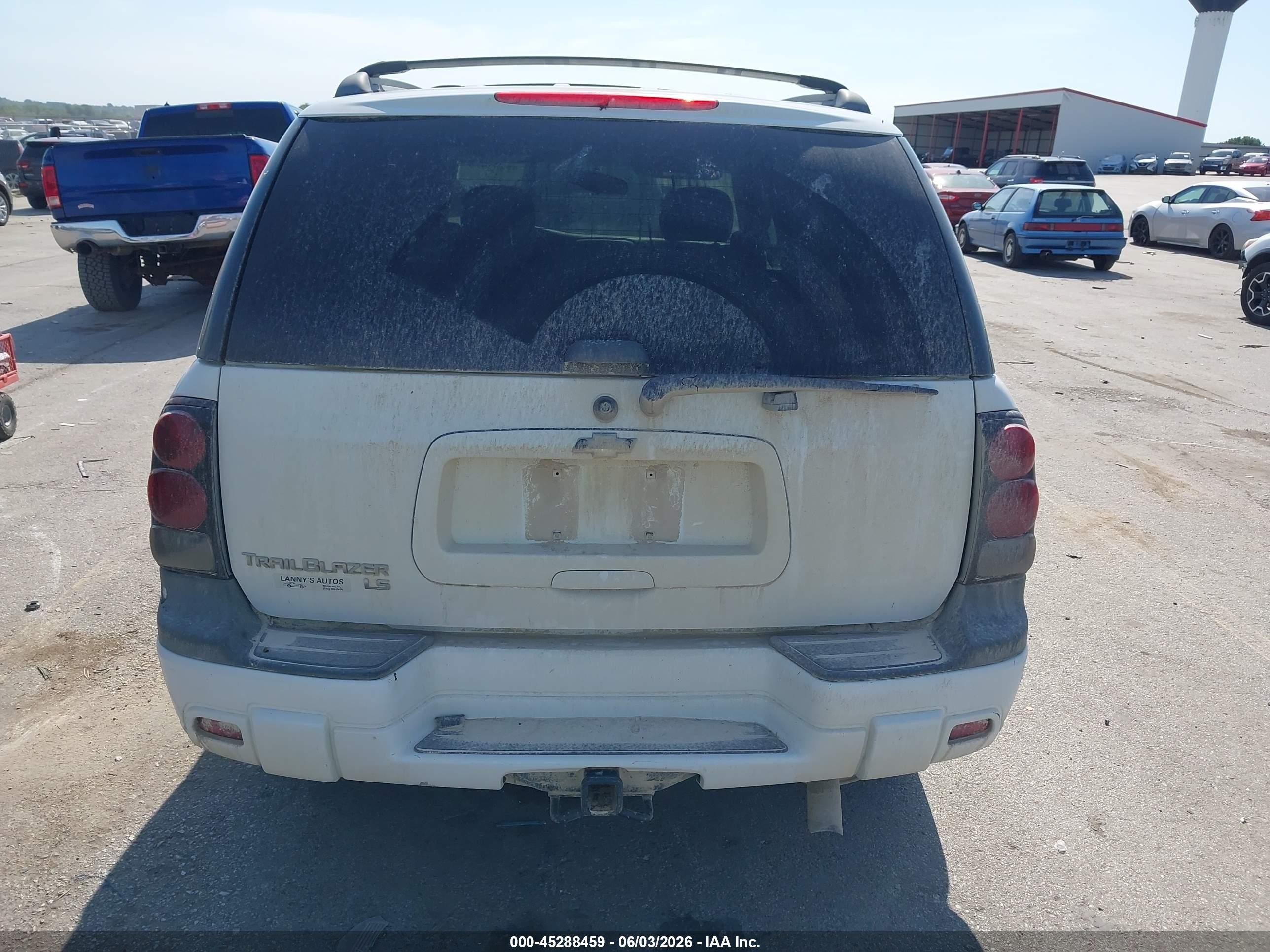 2007 Chevrolet Trailblazer Ls White vin: 1GNDT13S972178068
