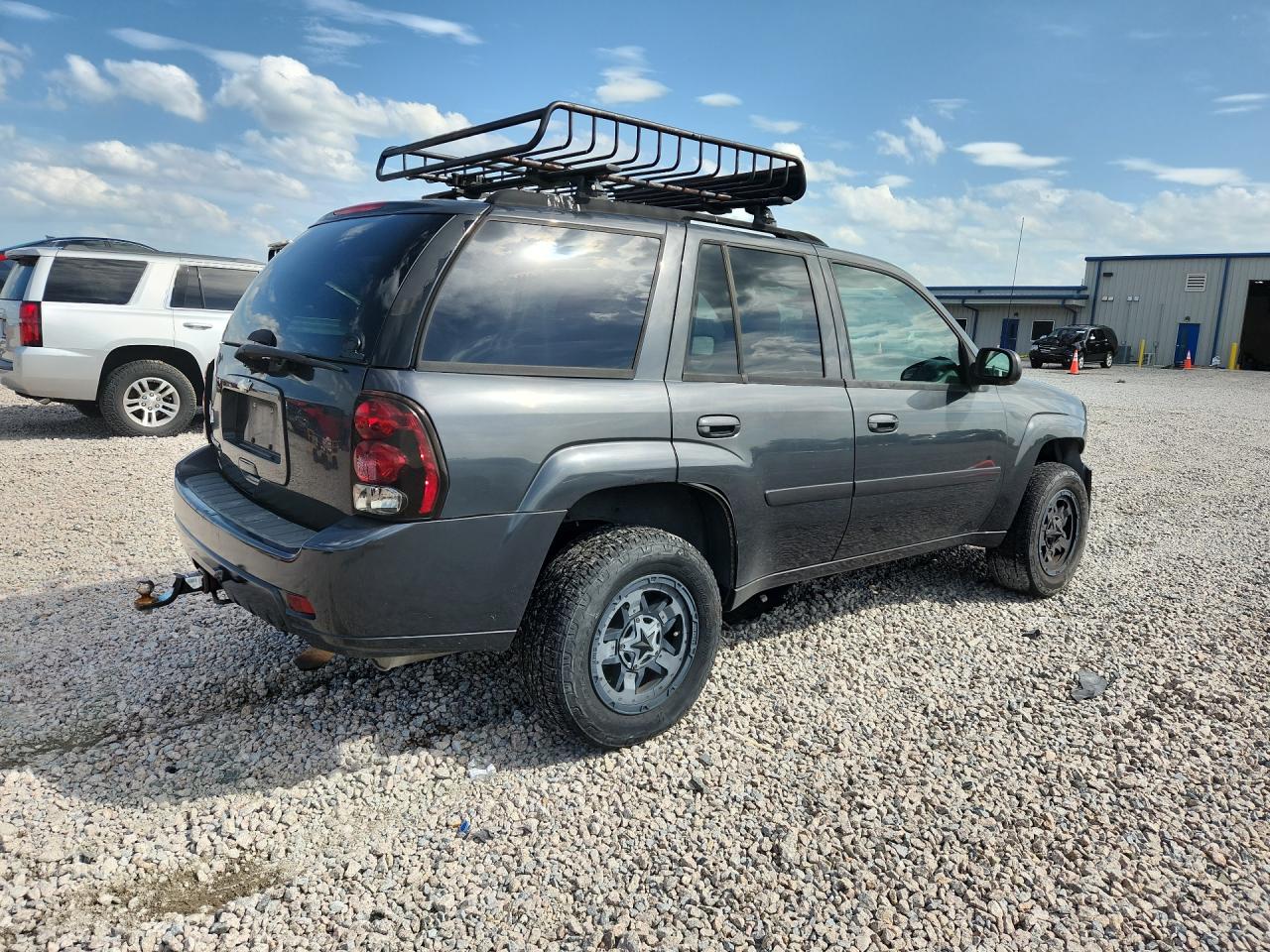 2007 Chevrolet Trailblazer Ls Gray vin: 1GNDT13S972235451
