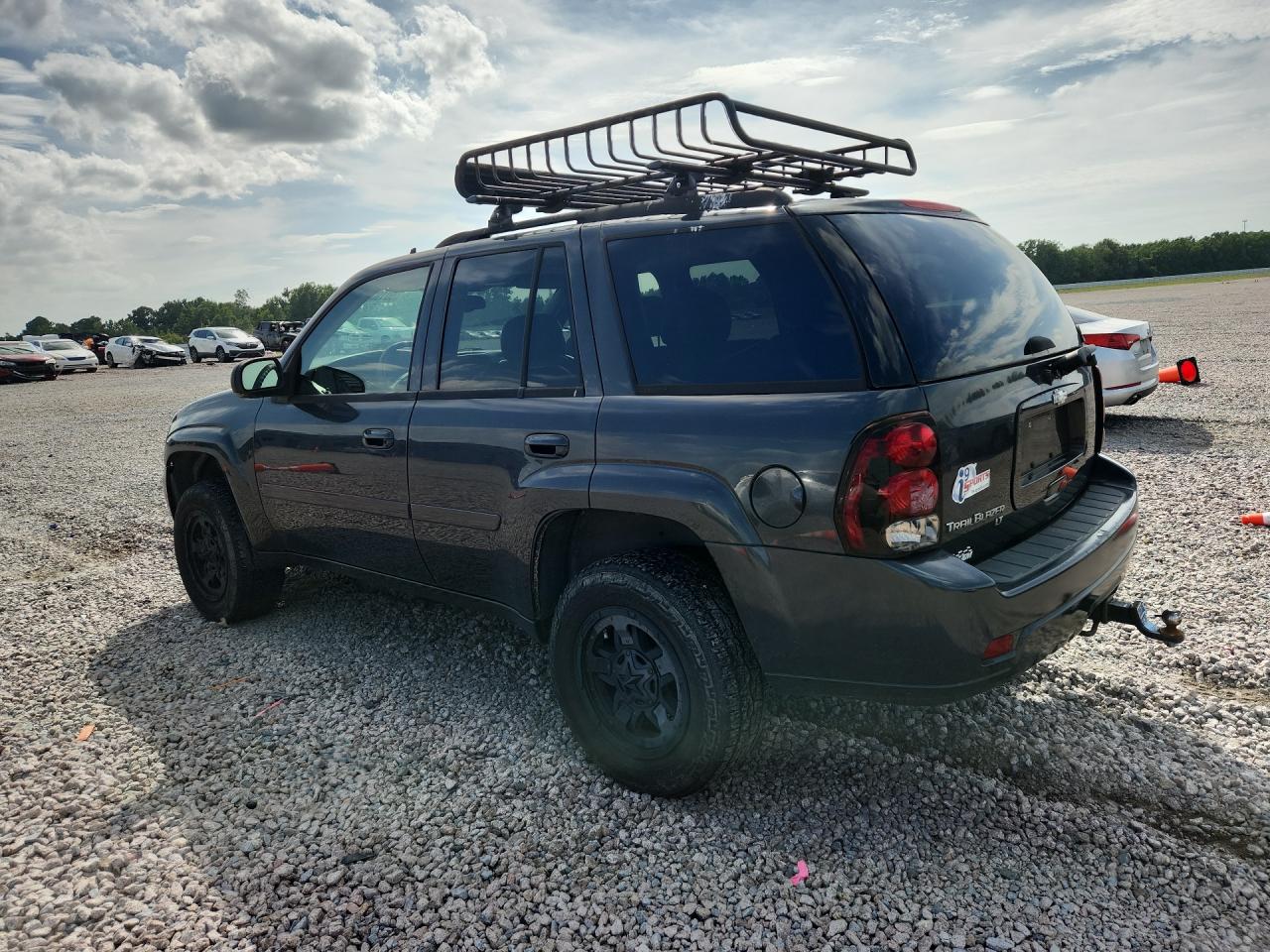 2007 Chevrolet Trailblazer Ls Gray vin: 1GNDT13S972235451