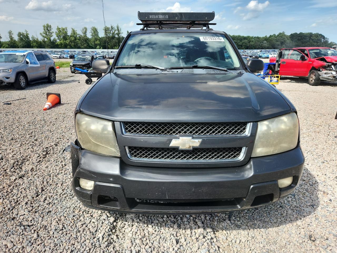 2007 Chevrolet Trailblazer Ls Gray vin: 1GNDT13S972235451