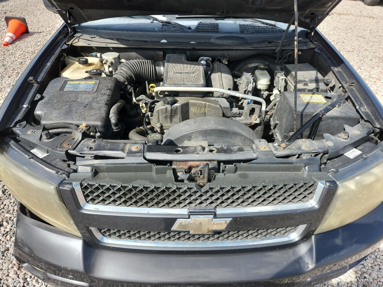 2007 Chevrolet Trailblazer Ls Gray vin: 1GNDT13S972235451