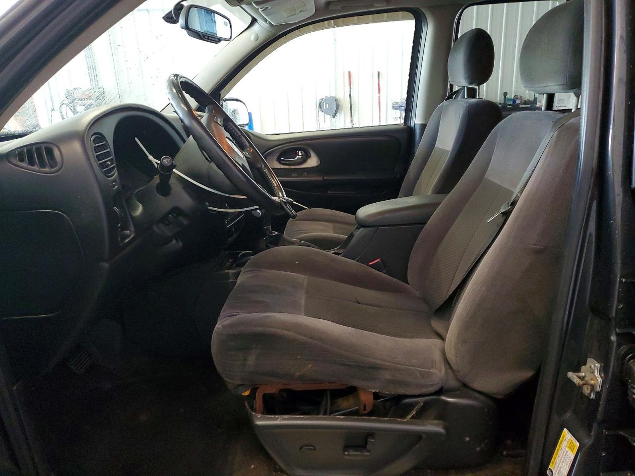 2007 Chevrolet Trailblazer Ls Gray vin: 1GNDT13S972249852