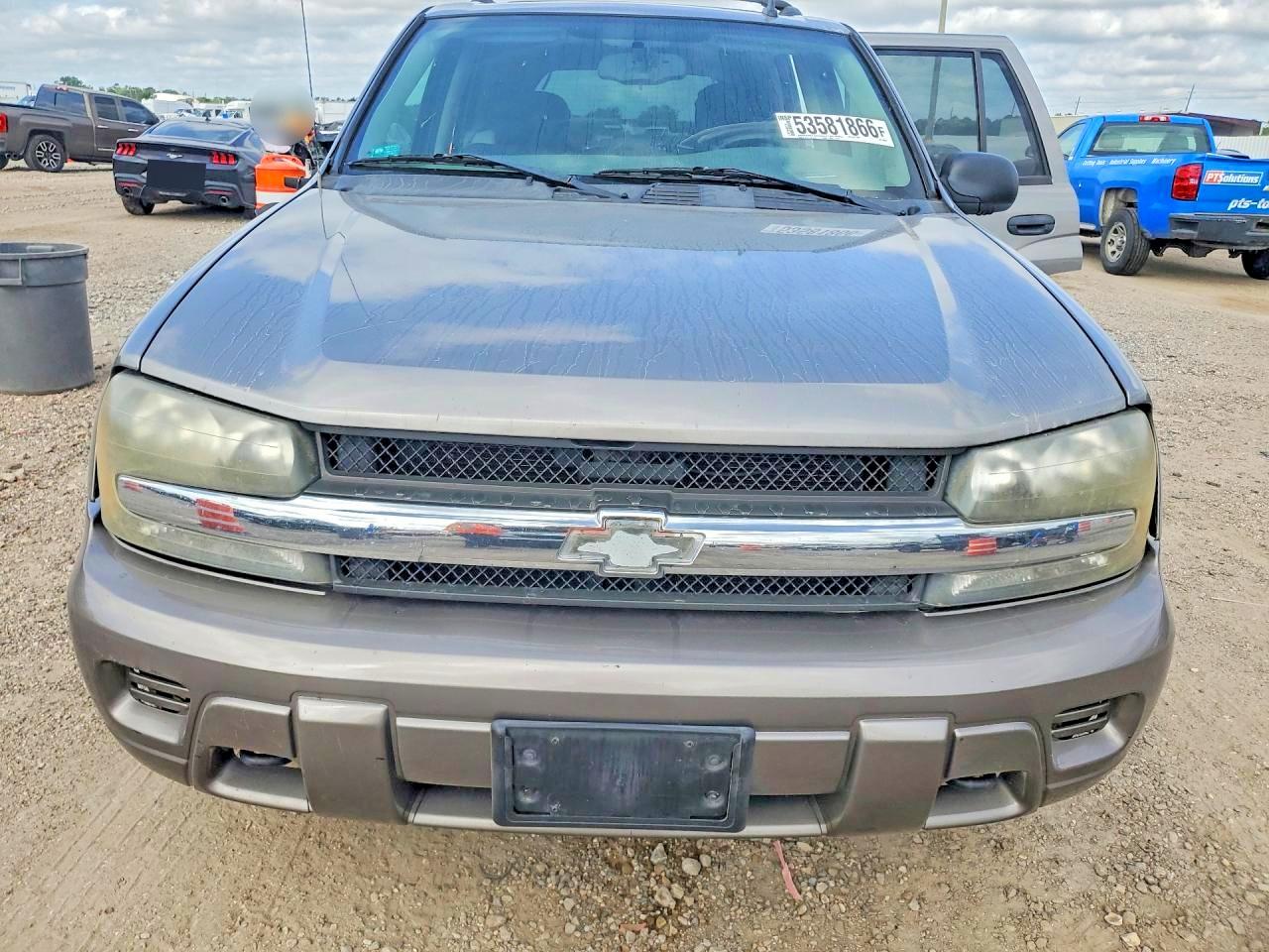 2007 Chevrolet Trailblazer Ls Tan vin: 1GNDT13S972286576
