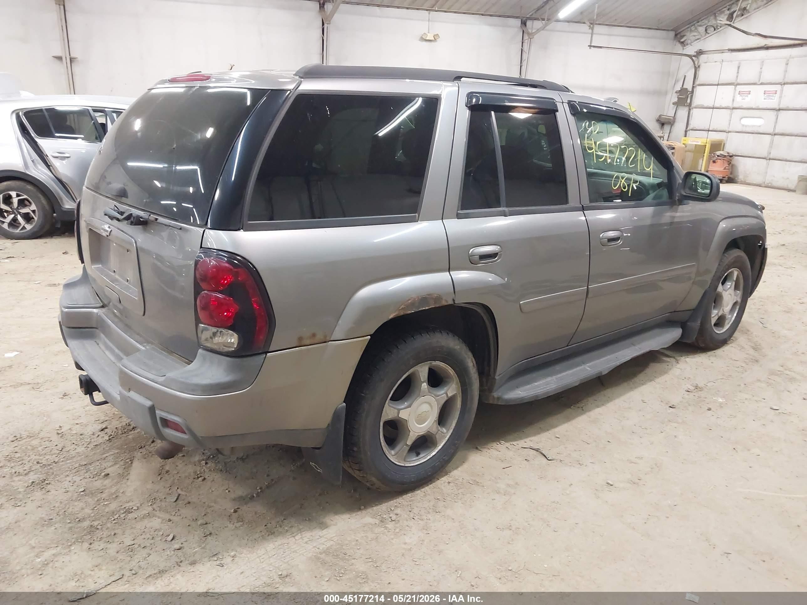 2008 Chevrolet Trailblazer Lt Silver vin: 1GNDT13S982128093