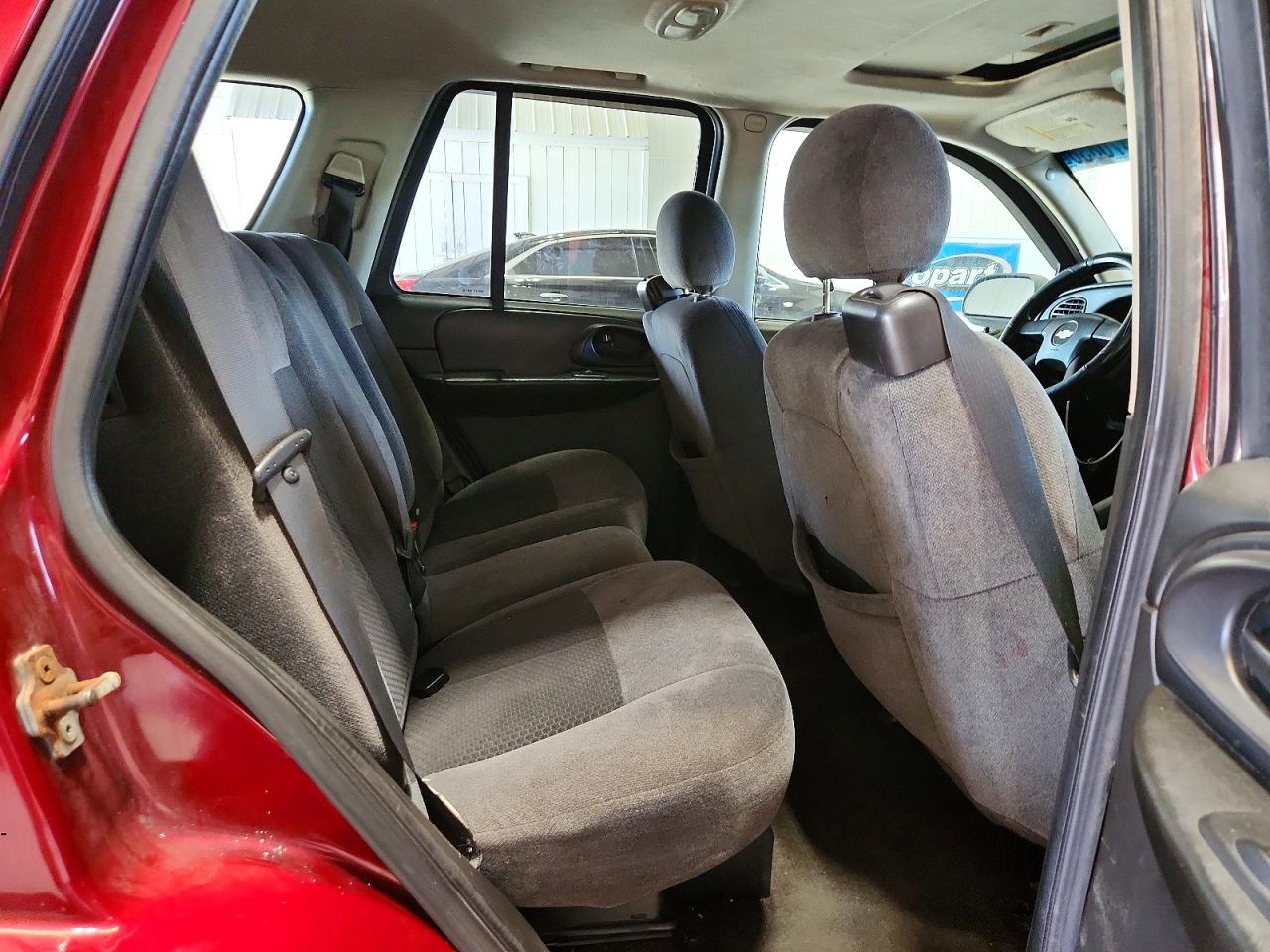 2008 Chevrolet Trailblazer Ls Burgundy vin: 1GNDT13S982146190
