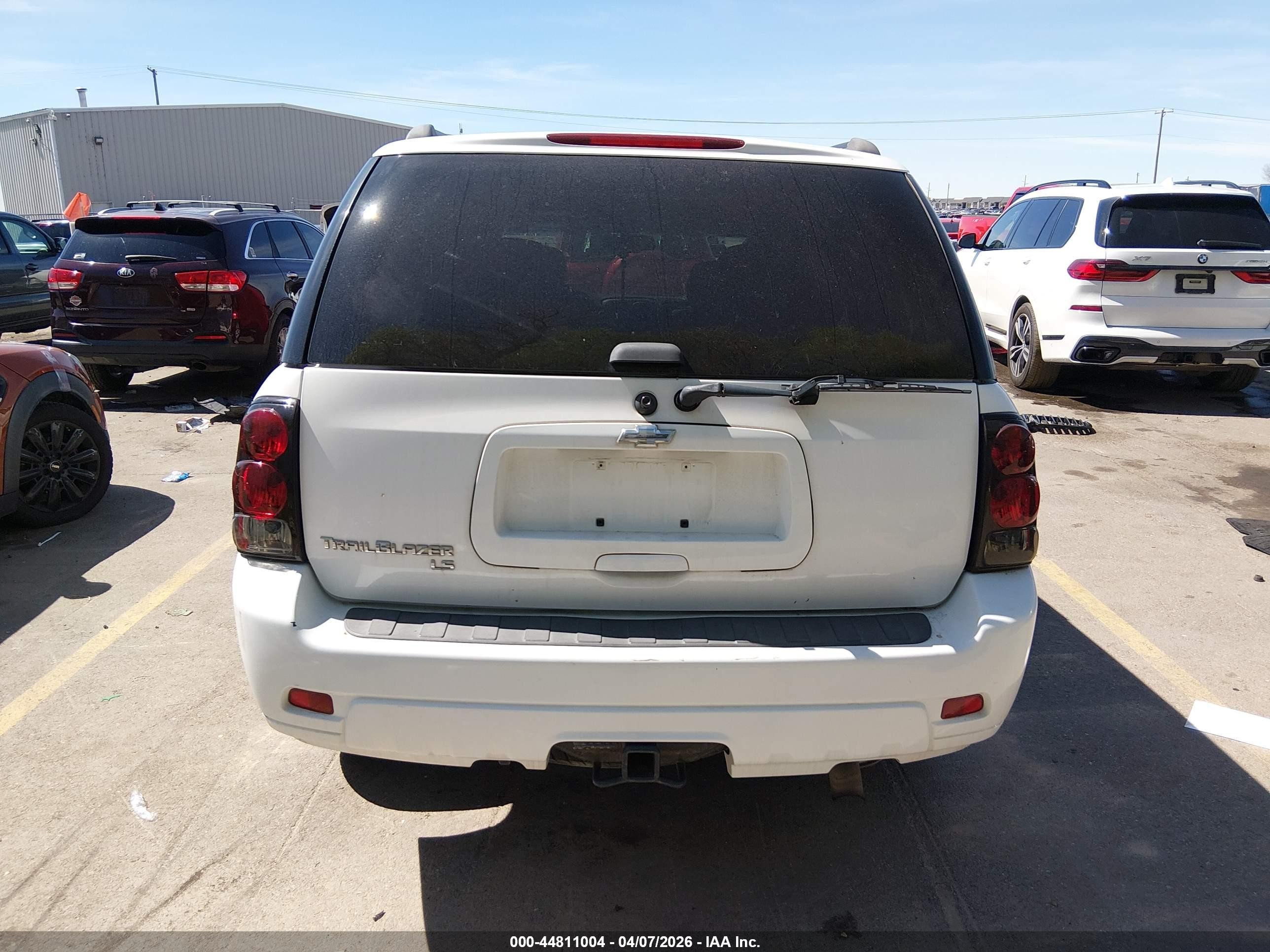 2008 Chevrolet Trailblazer Lt White vin: 1GNDT13S982194479