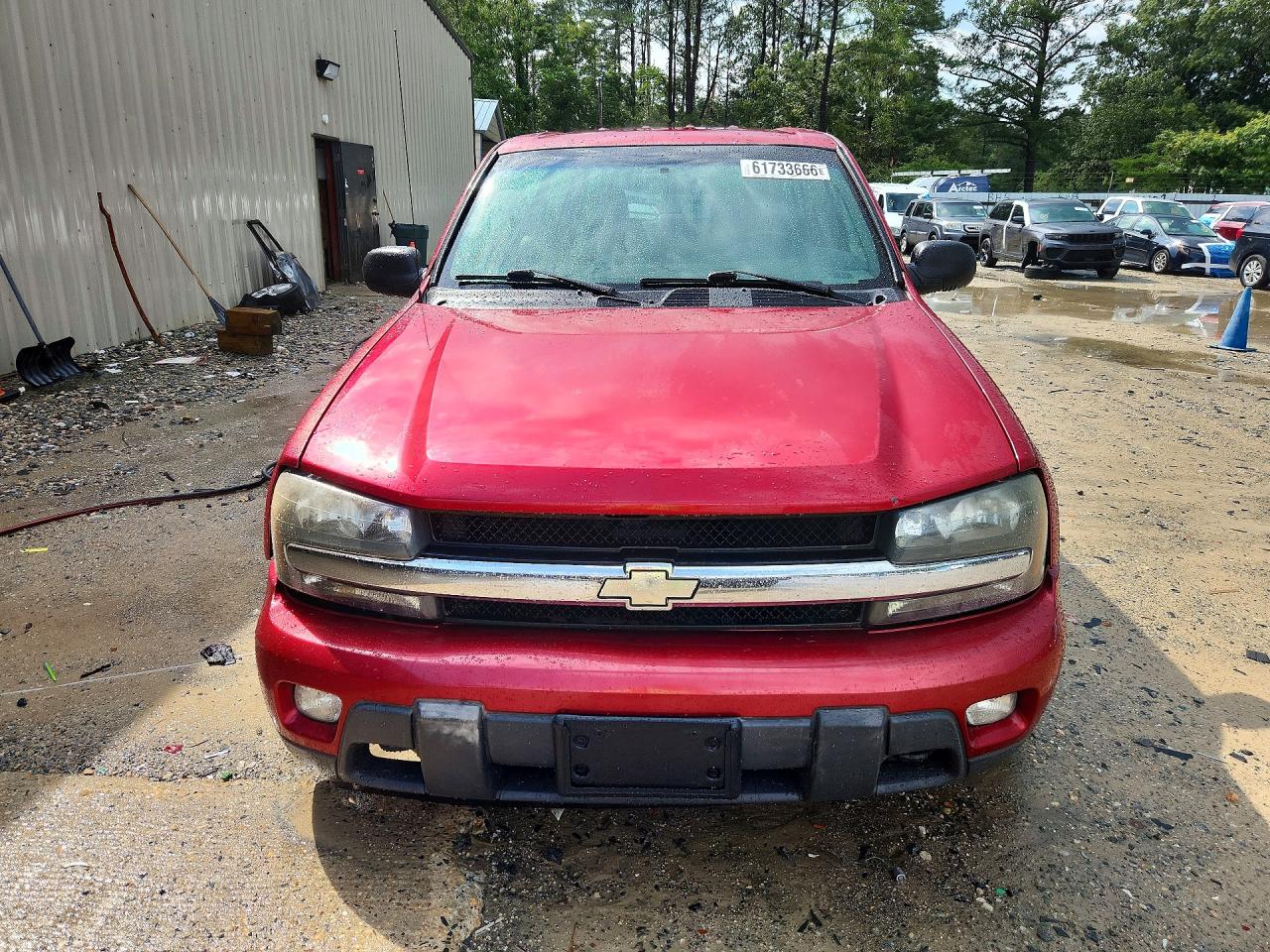2002 Chevrolet Trailblazer Burgundy vin: 1GNDT13SX22236553
