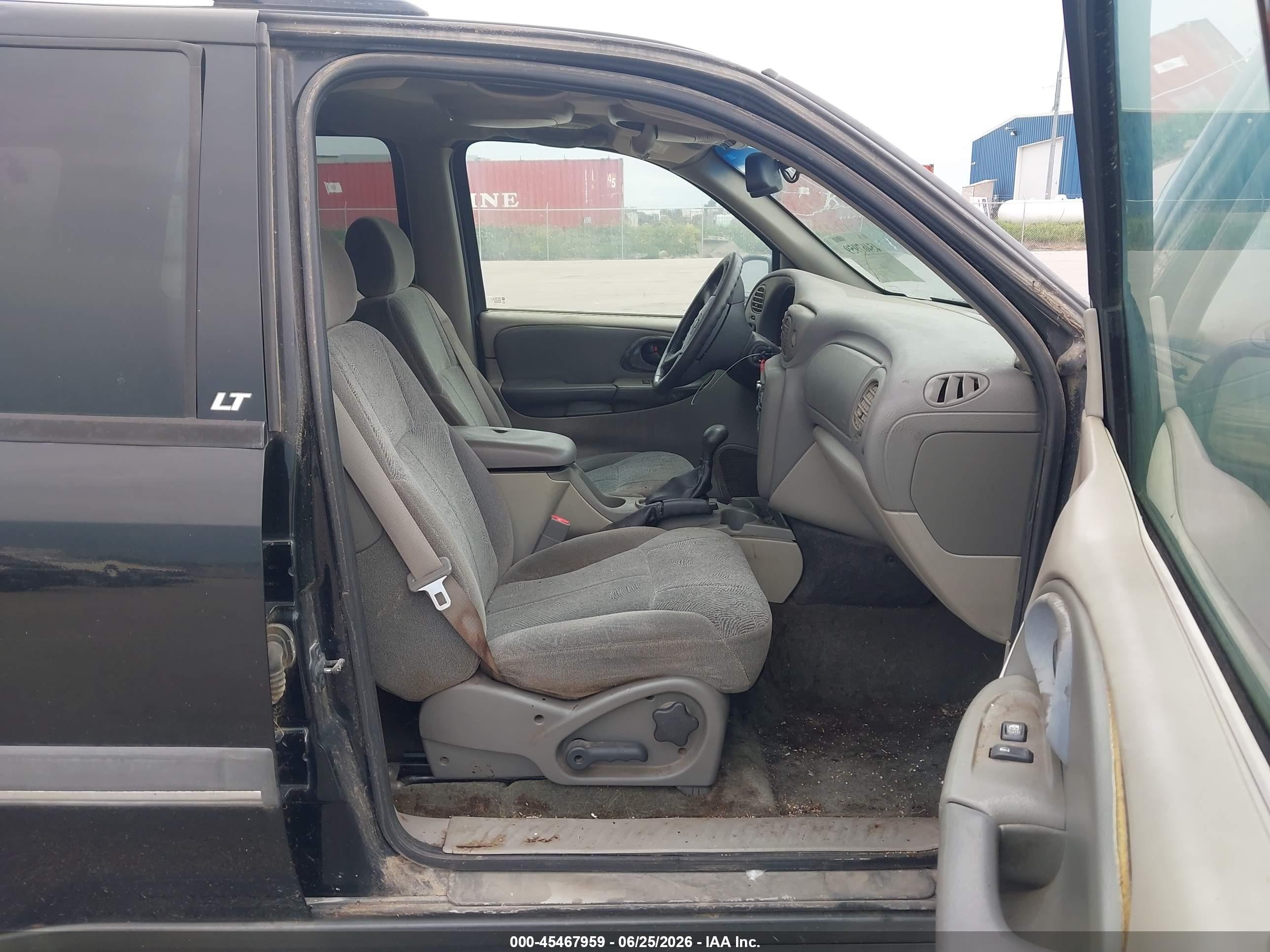 2002 Chevrolet Trailblazer Lt Black vin: 1GNDT13SX22496760