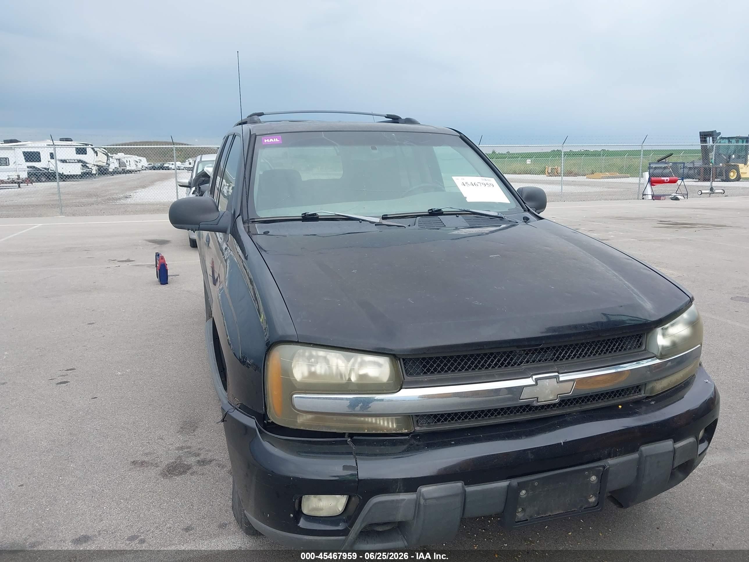 2002 Chevrolet Trailblazer Lt Black vin: 1GNDT13SX22496760