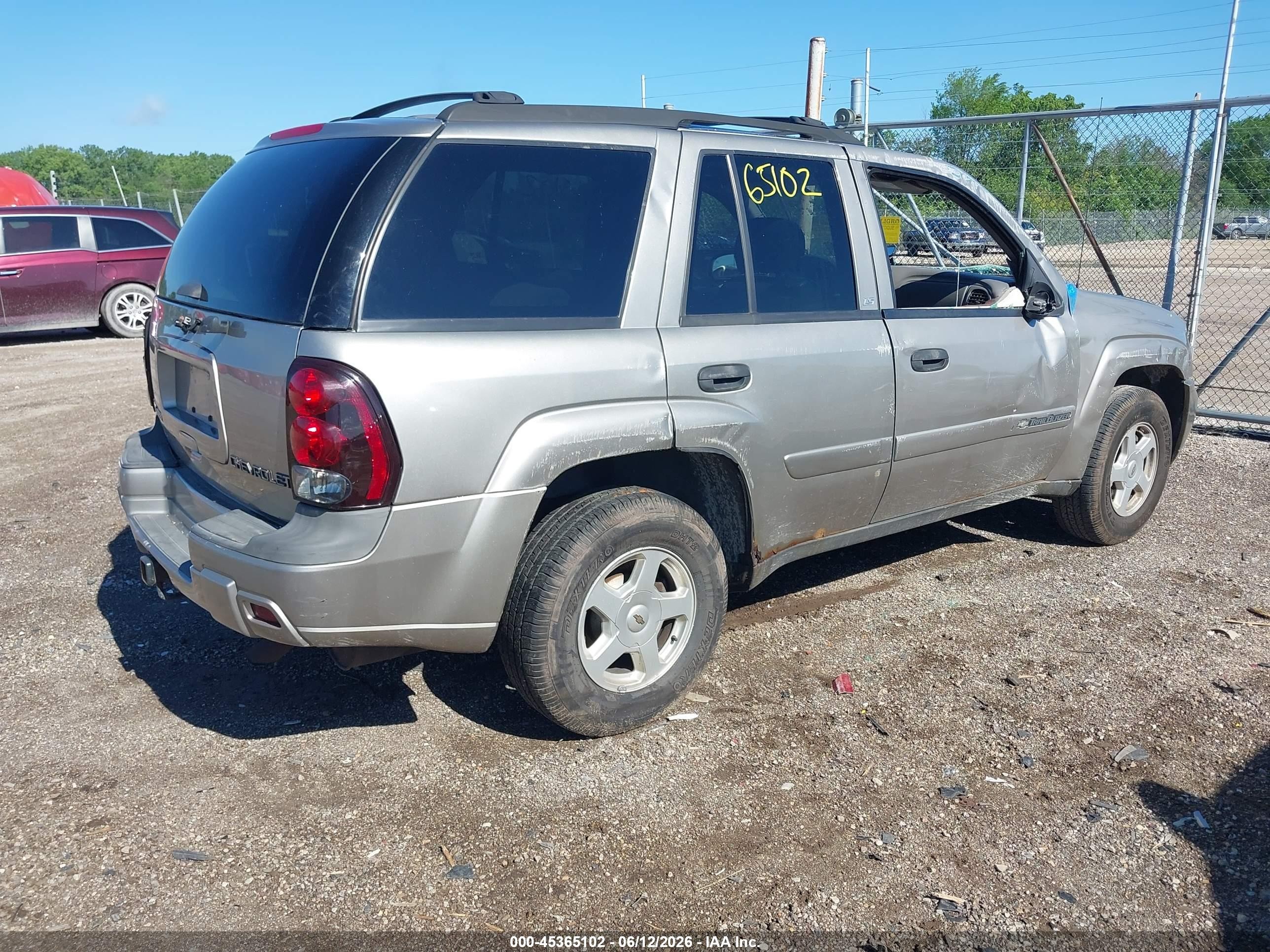 2002 Chevrolet Trailblazer Ls Tan vin: 1GNDT13SX22530289