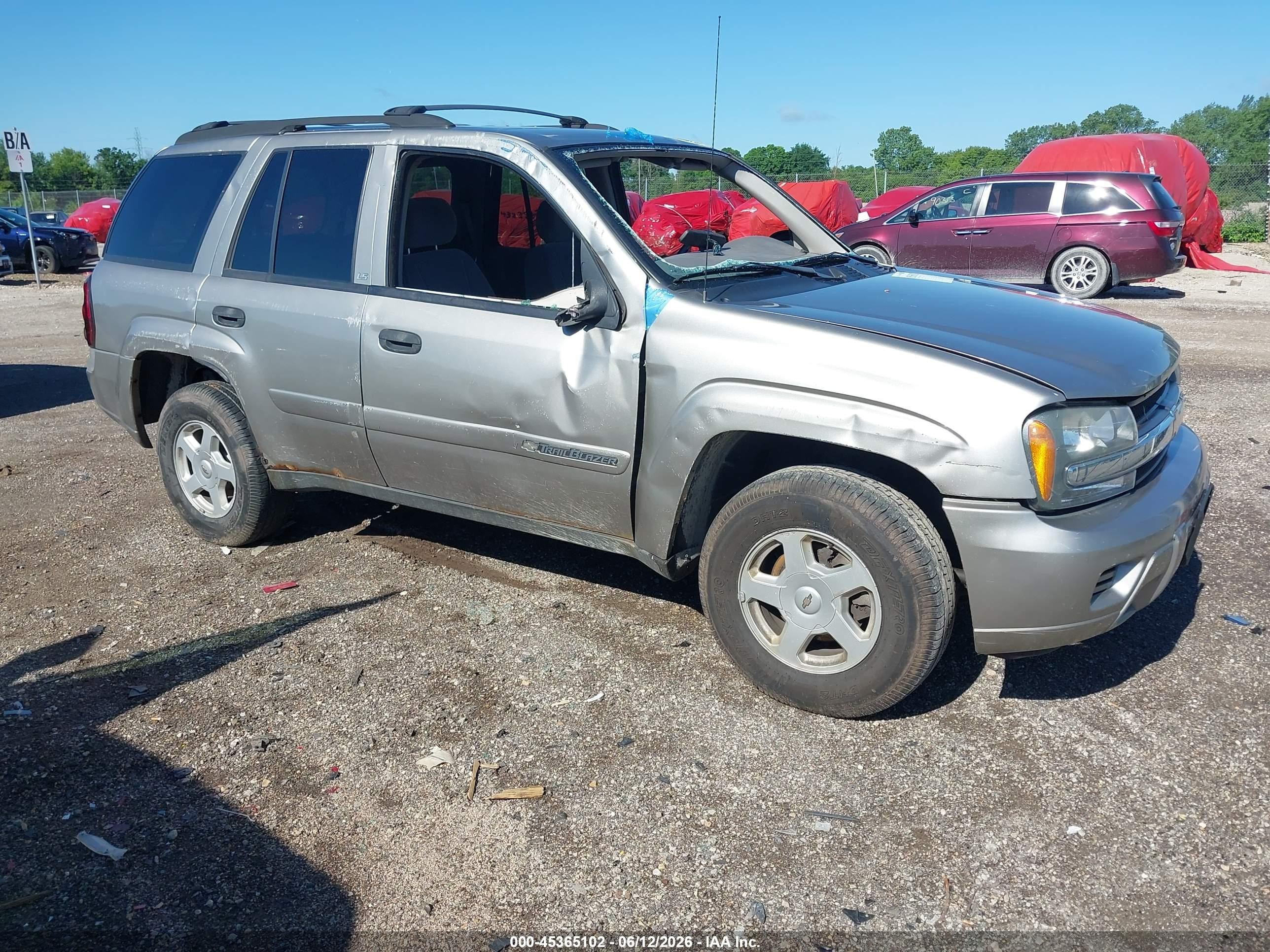 2002 Chevrolet Trailblazer Ls Tan vin: 1GNDT13SX22530289
