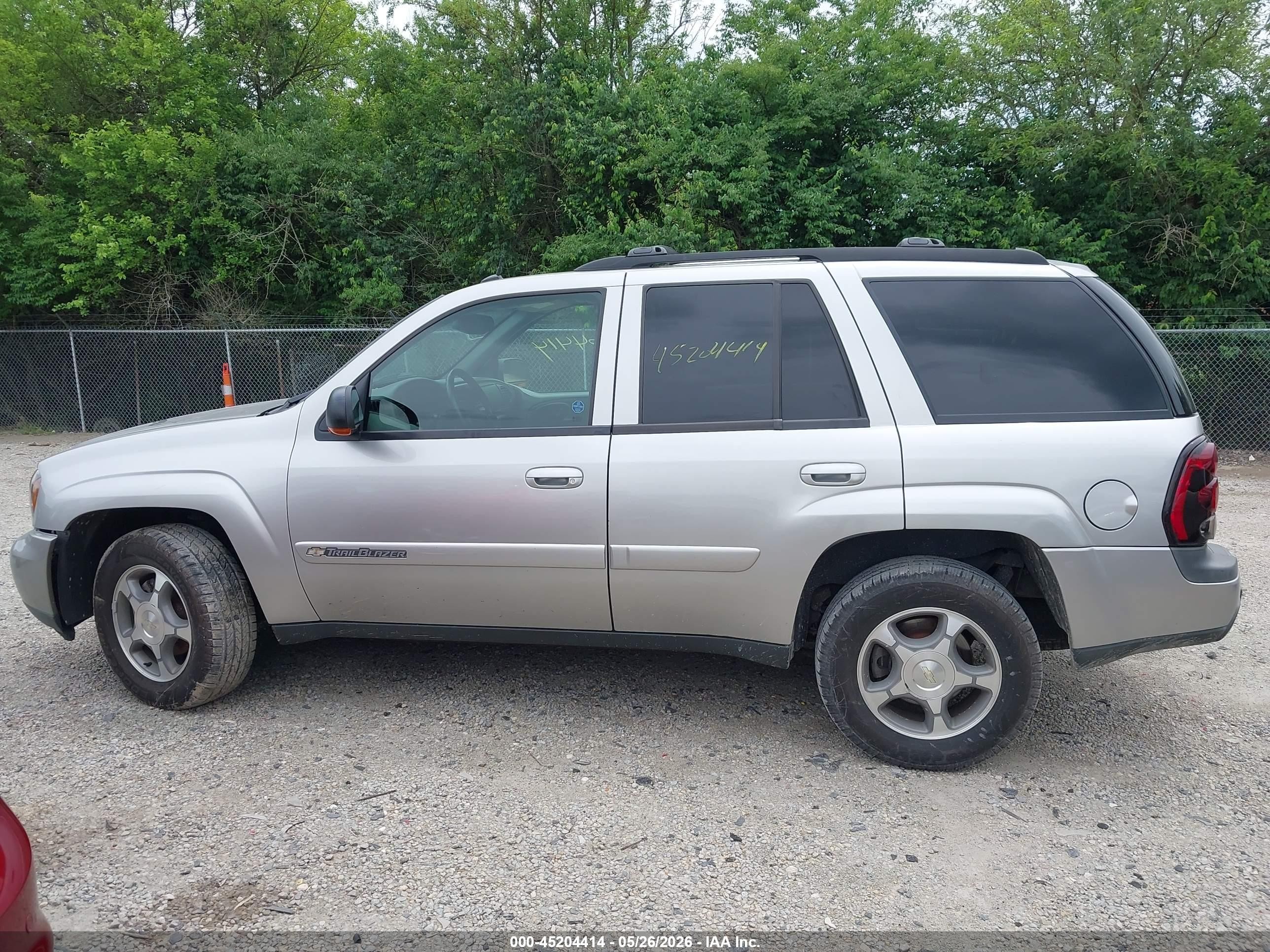 2004 Chevrolet Trailblazer Lt Silver vin: 1GNDT13SX42257986