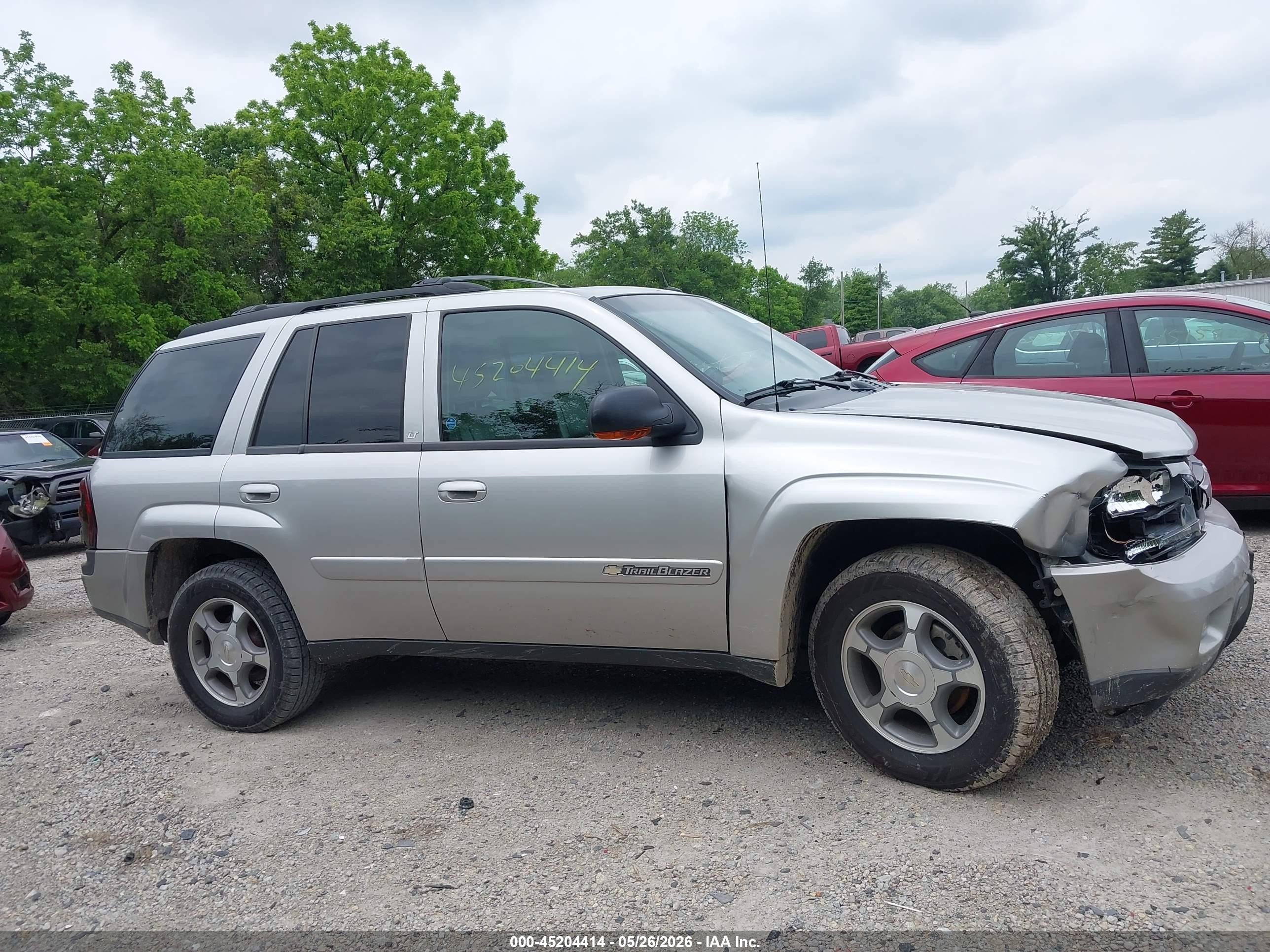 2004 Chevrolet Trailblazer Lt Silver vin: 1GNDT13SX42257986