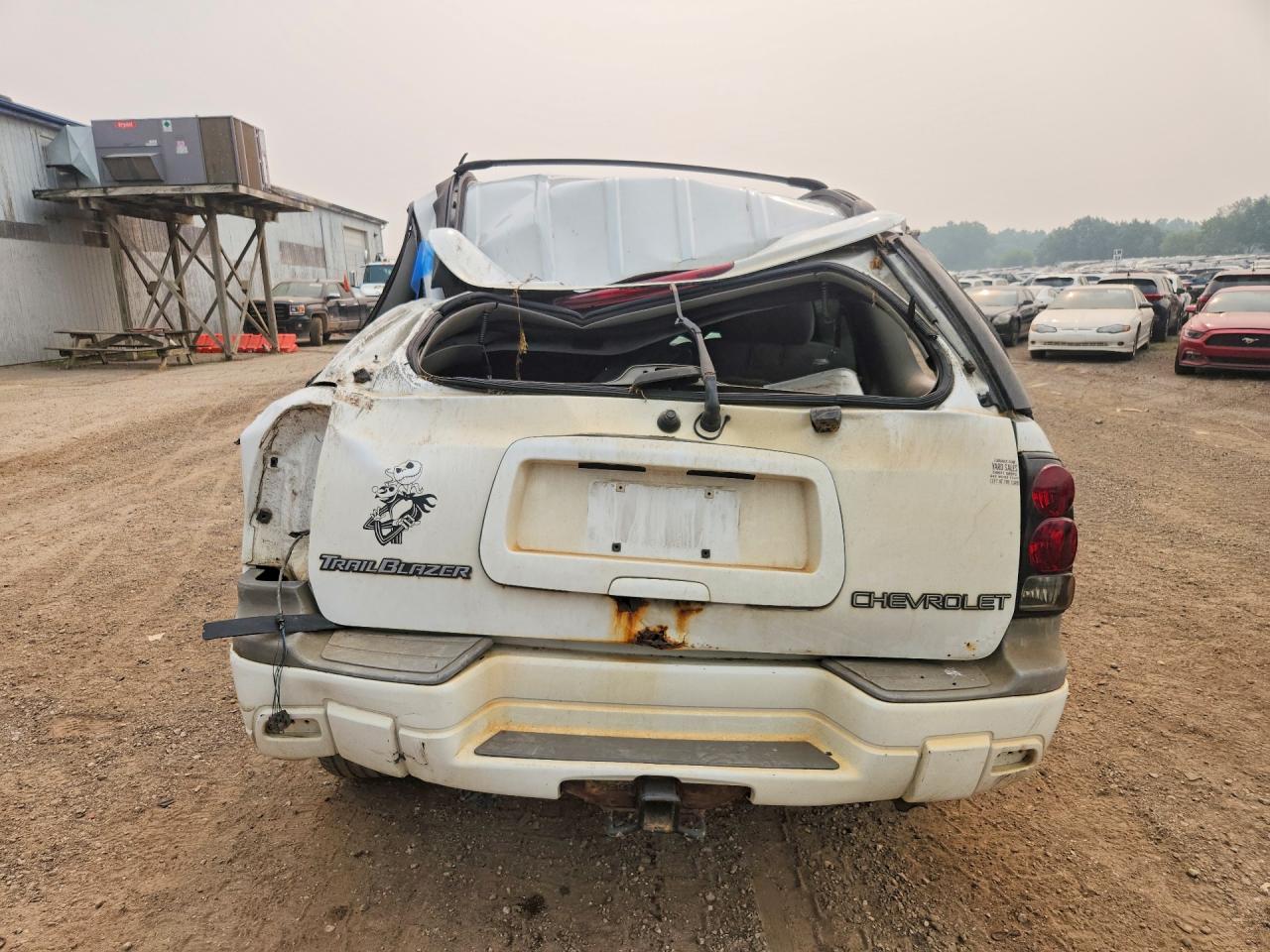2004 Chevrolet Trailblazer Ls White vin: 1GNDT13SX42328619