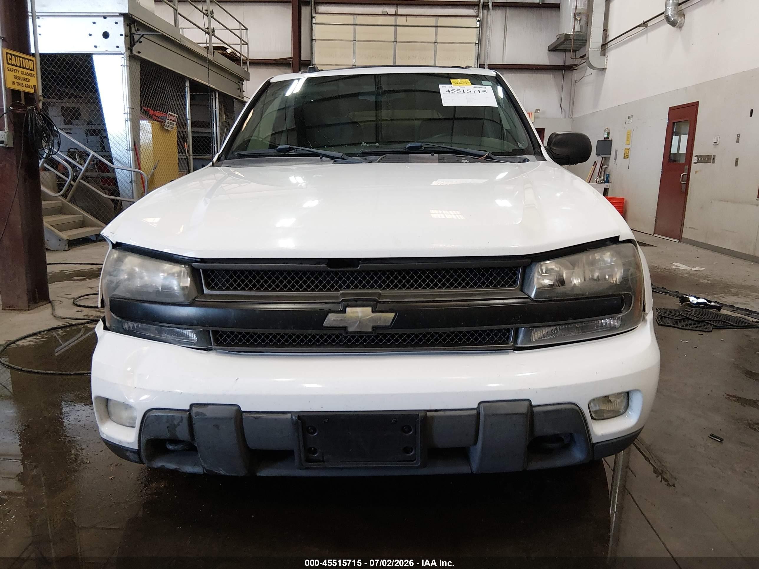 2004 Chevrolet Trailblazer Lt White vin: 1GNDT13SX42400743