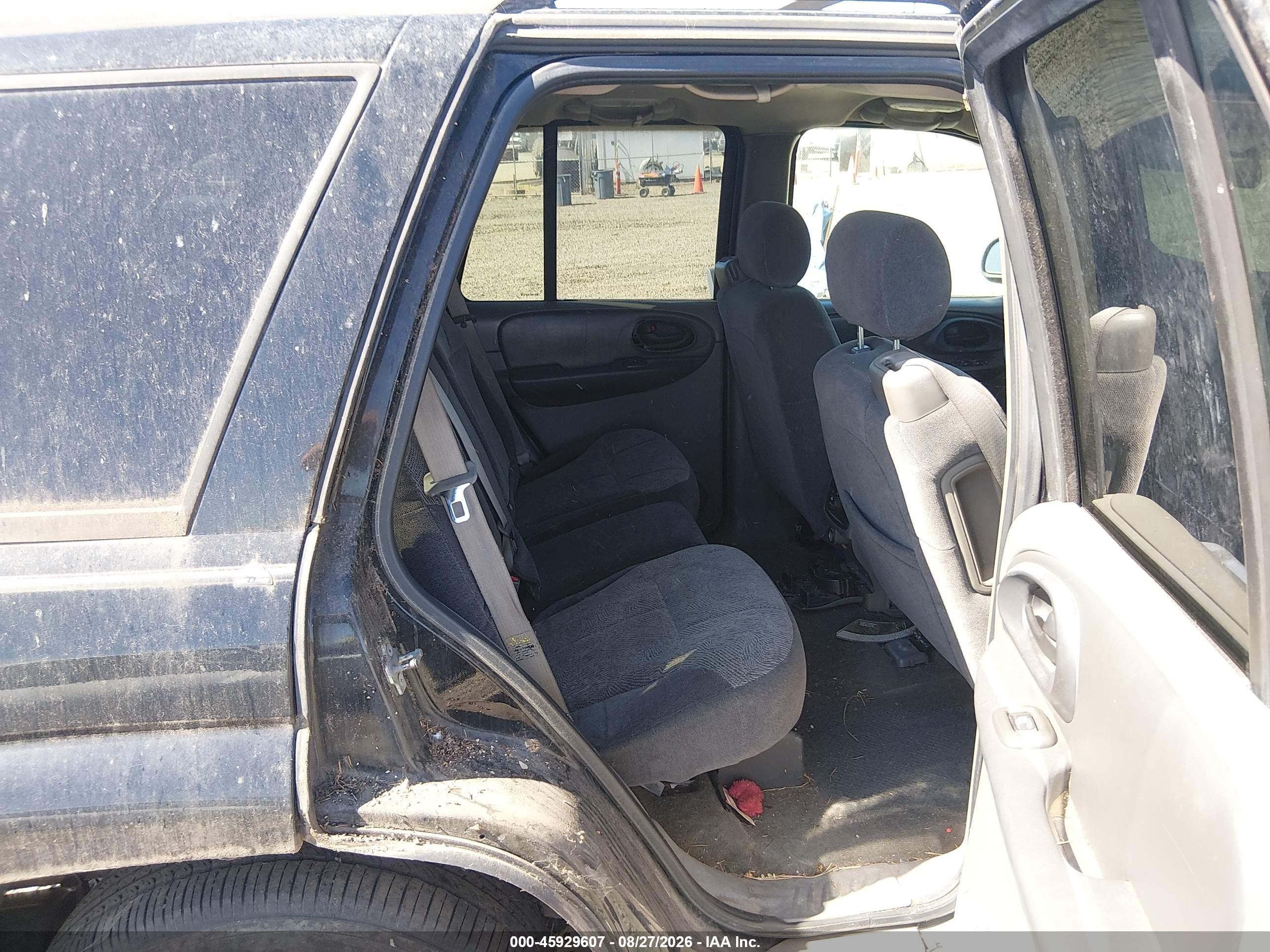 2004 Chevrolet Trailblazer Lt Black vin: 1GNDT13SX42436934