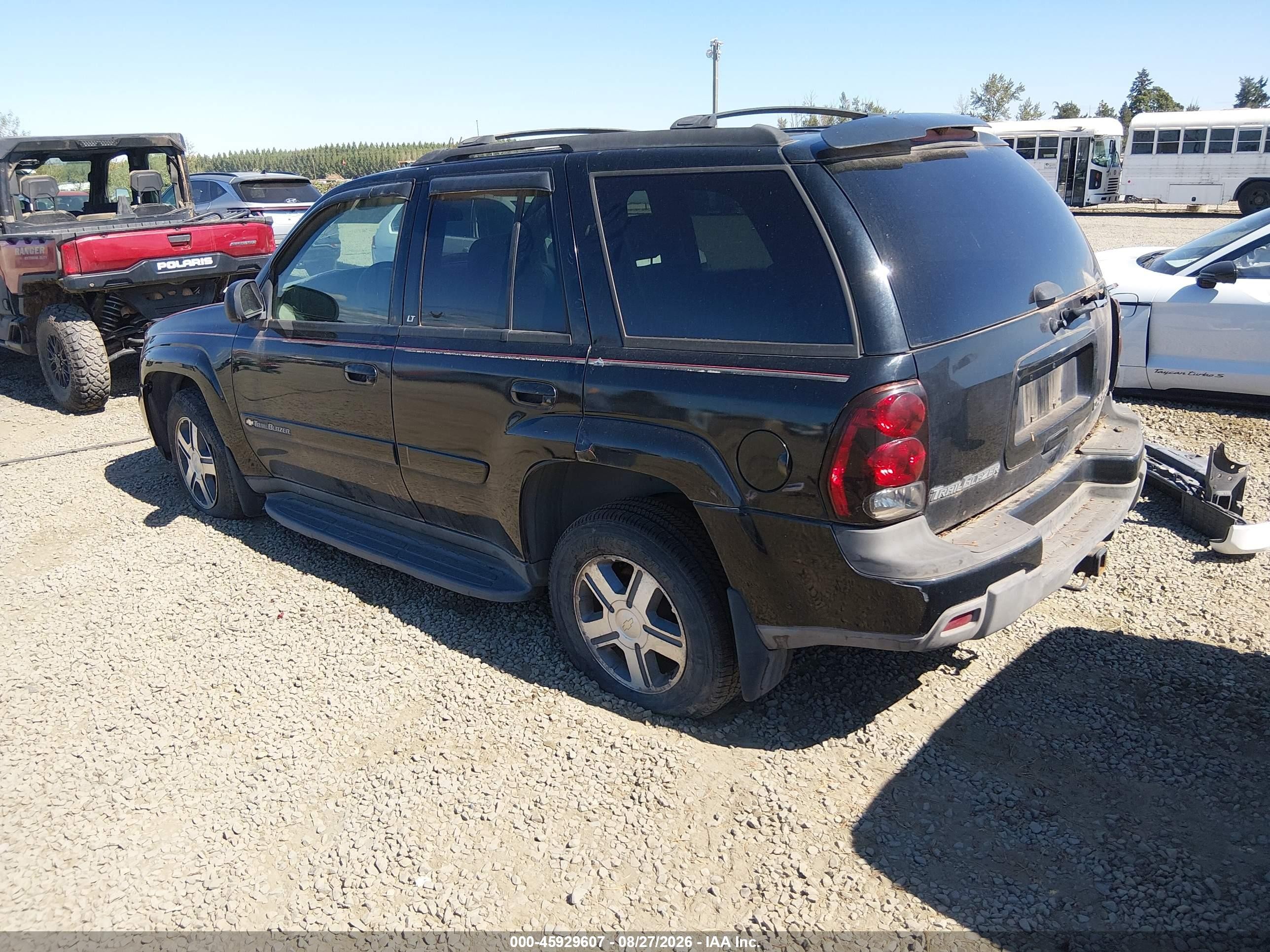 2004 Chevrolet Trailblazer Lt Black vin: 1GNDT13SX42436934