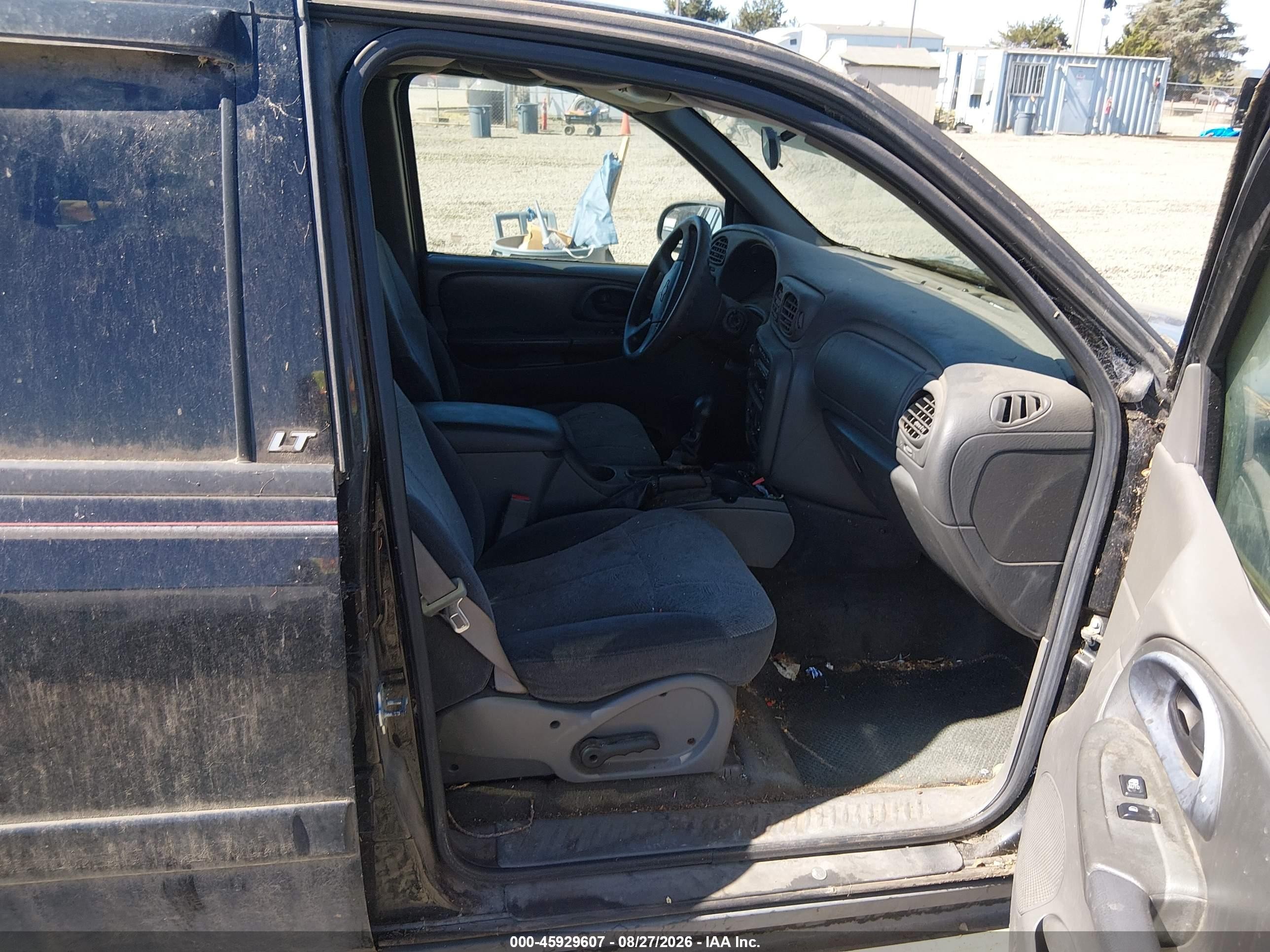 2004 Chevrolet Trailblazer Lt Black vin: 1GNDT13SX42436934