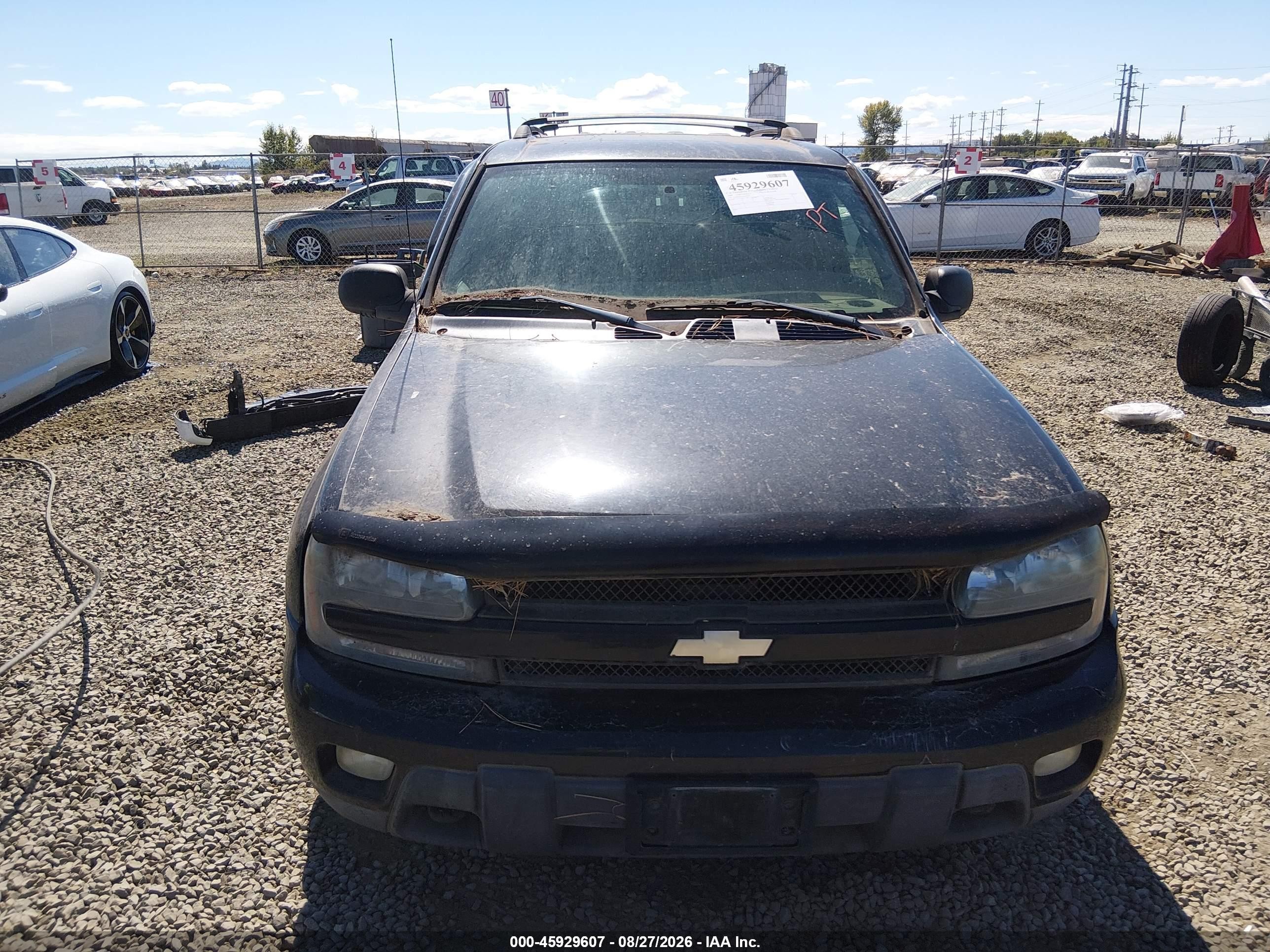 2004 Chevrolet Trailblazer Lt Black vin: 1GNDT13SX42436934