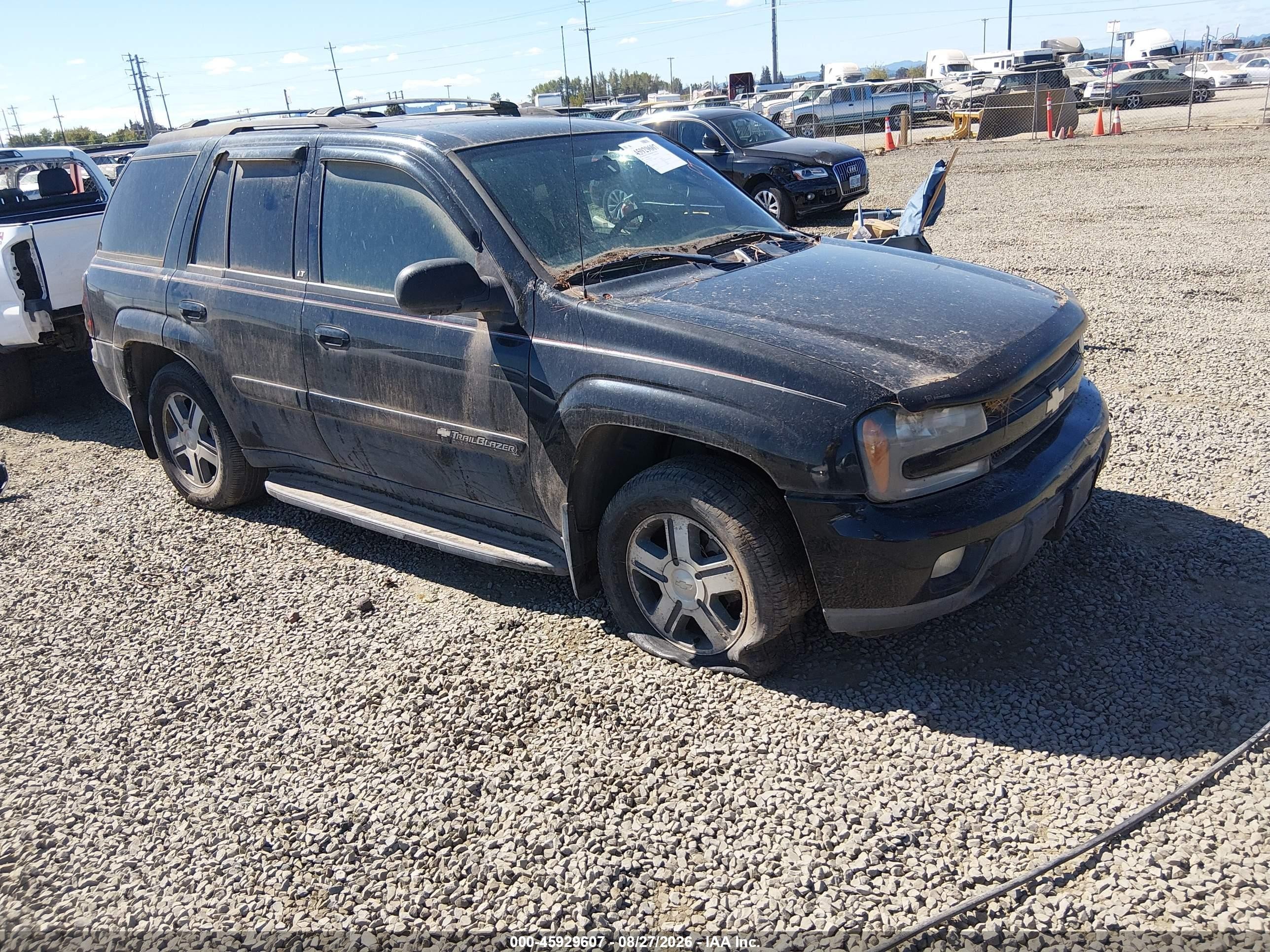 2004 Chevrolet Trailblazer Lt Черный vin: 1GNDT13SX42436934